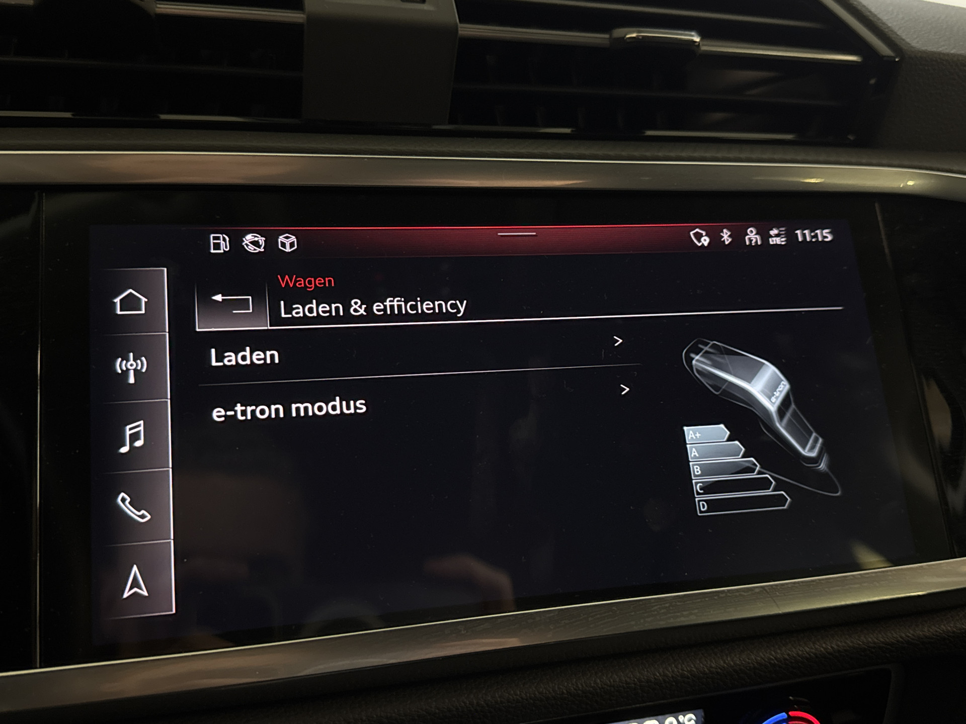 Foto van Audi Q3 E-tron
