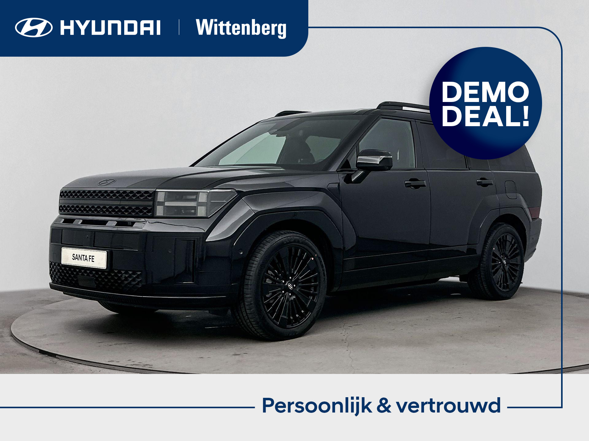 Hyundai Santa Fe 1.6 T-GDI PHEV Black Line 4WD 7p 2026 - voorkant