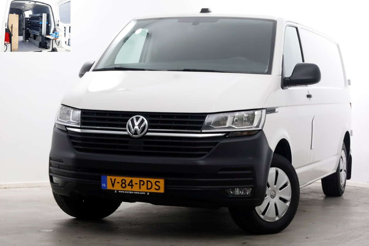 Volkswagen Transporter T6.1 2.0 TDI 150pk DSG-Automaat Lang Airco/Navi/Inrichting 04-2021 2021 - voorkant