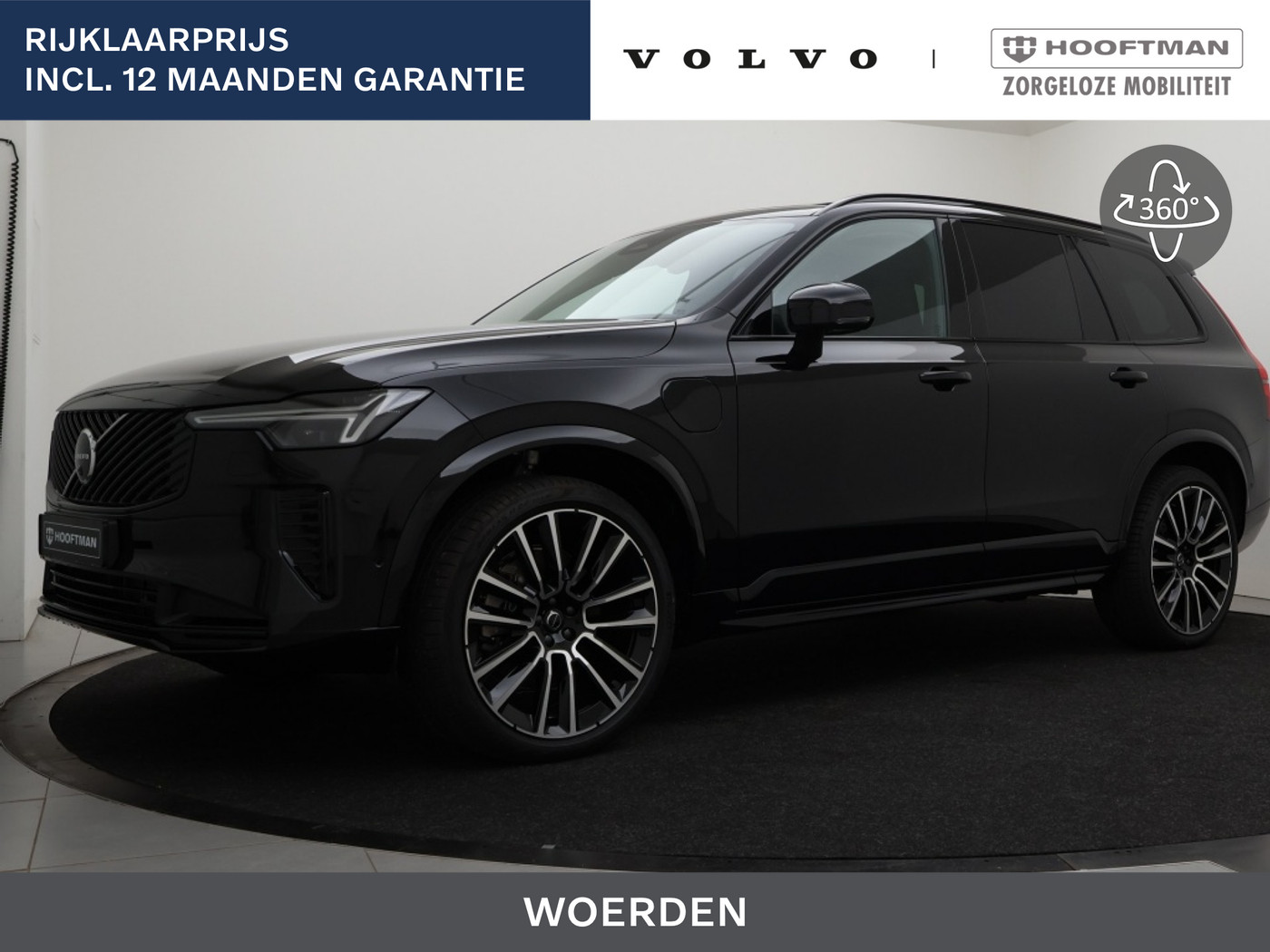 Volvo Xc90 T8 PLUG-IN HYBRID ULTRA DARK 22INCH LUCHTVERING BOWERS&WILKINS TREKHAAK 2026 - voorkant