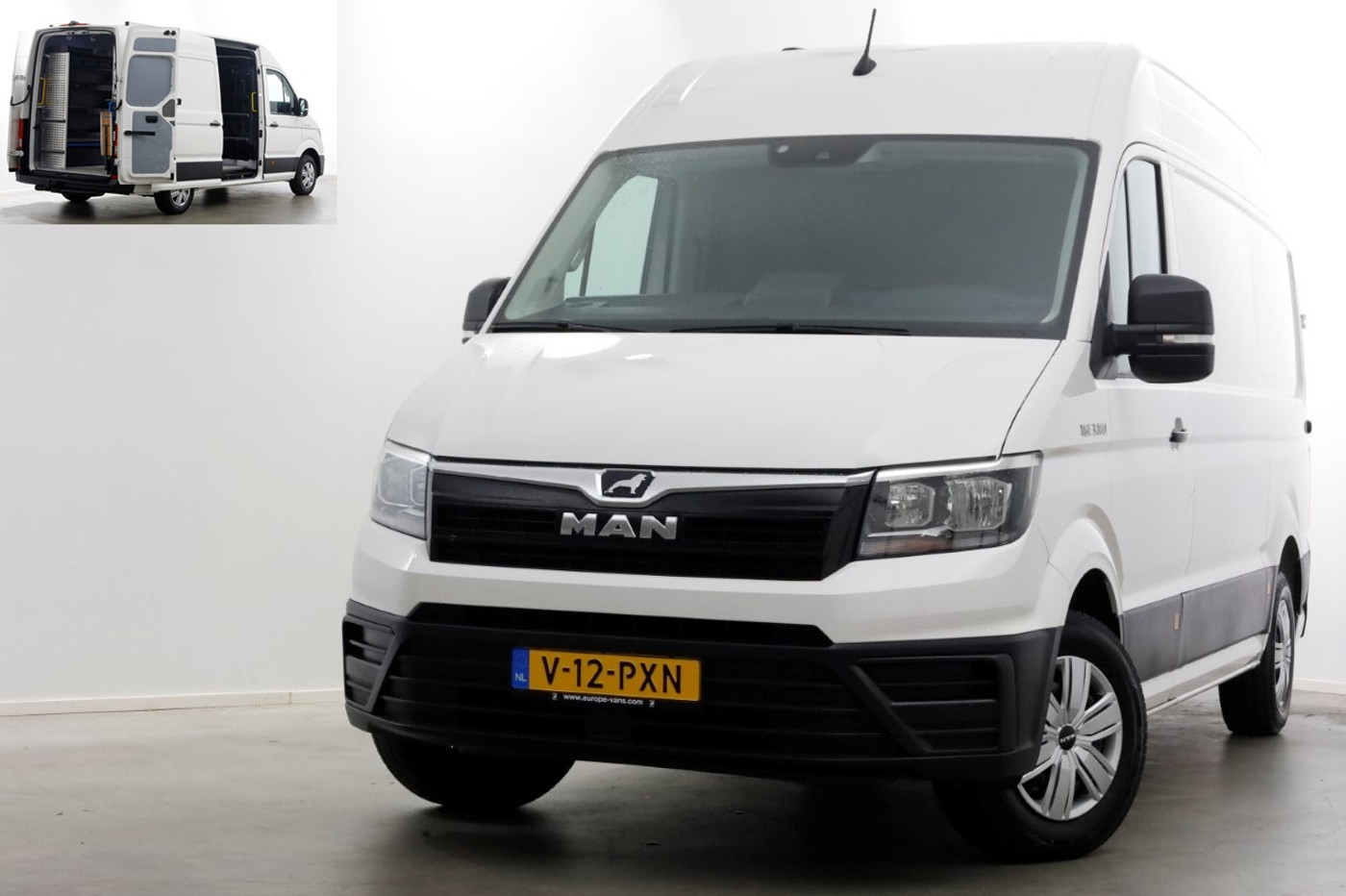 Man Tge 3.180 2.0 177pk L3H3 (L2H2) DSG-Automaat Servicewagen Inrichting/230V 09-2021 2021 - voorkant