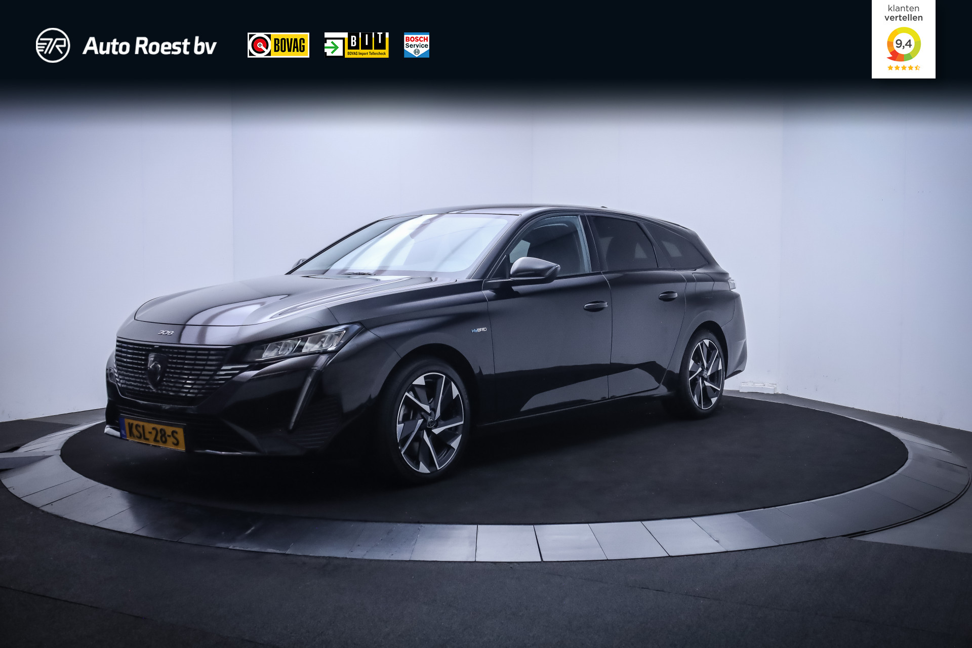 Peugeot 308 SW 1.6 HYbrid 180 Allure Pack Business 2023 - voorkant