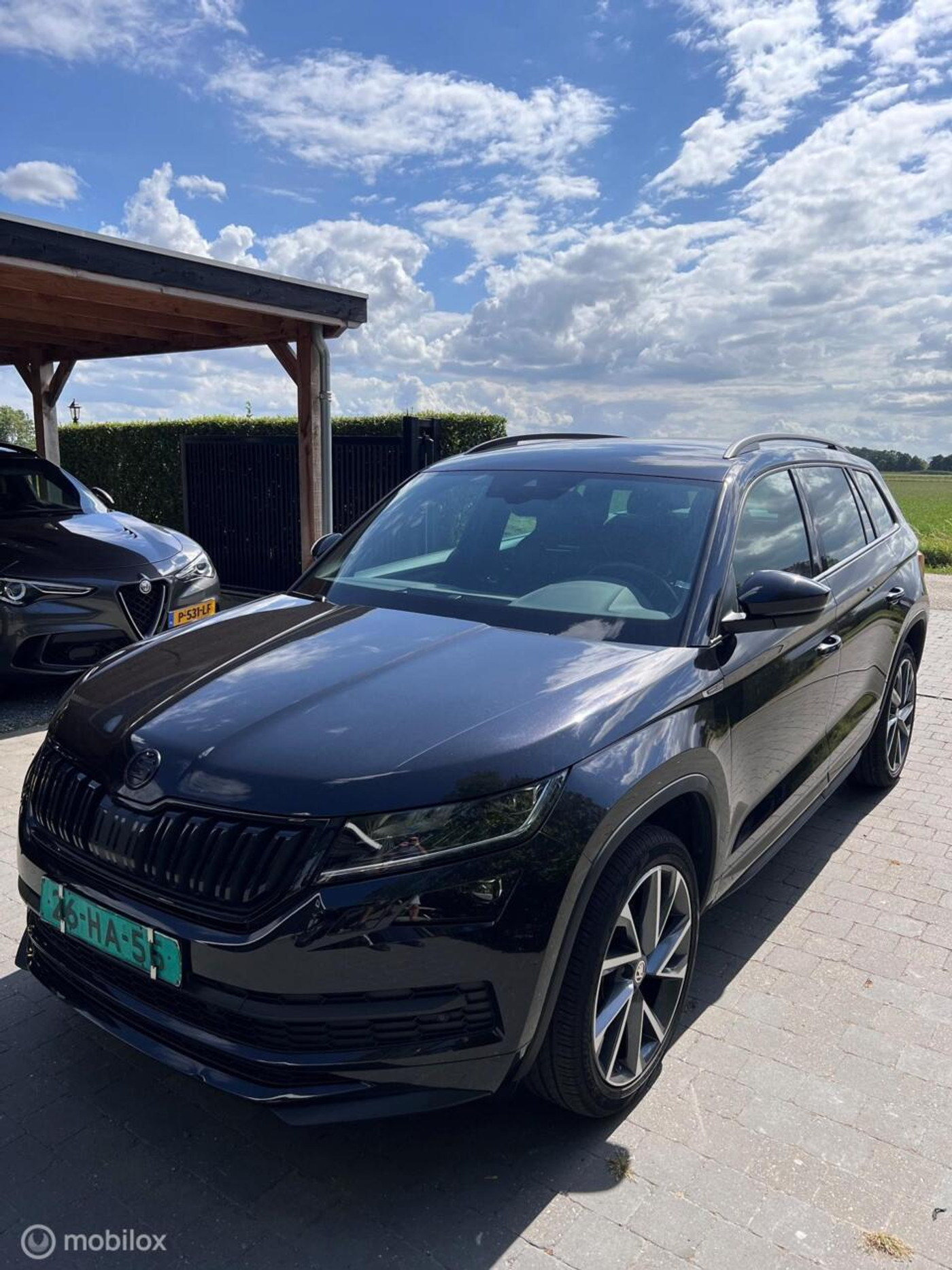Skoda Kodiaq 1.5 TSI Sportline Business/Full LED/20'' velgen/Ecc/Camera/Trekhaak/DCC/1st eig 2021 - voorkant