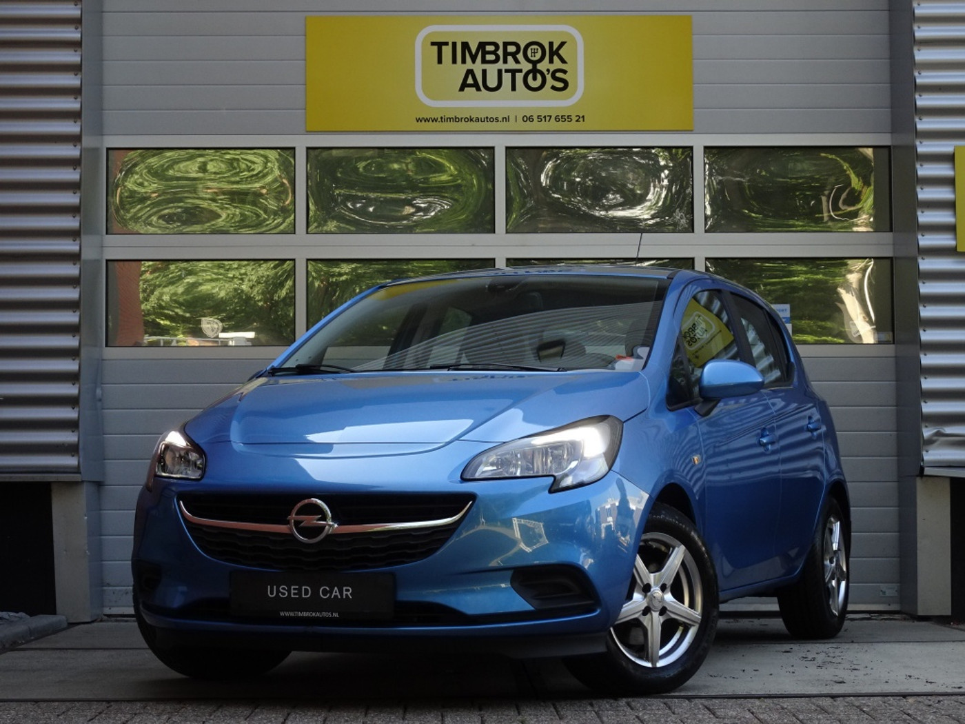 Opel Corsa-e 1.0 Turbo 90pk 5drs *Airco/Cruise/Stoel+Stuurverw/Trekhaak* 2017 - voorkant