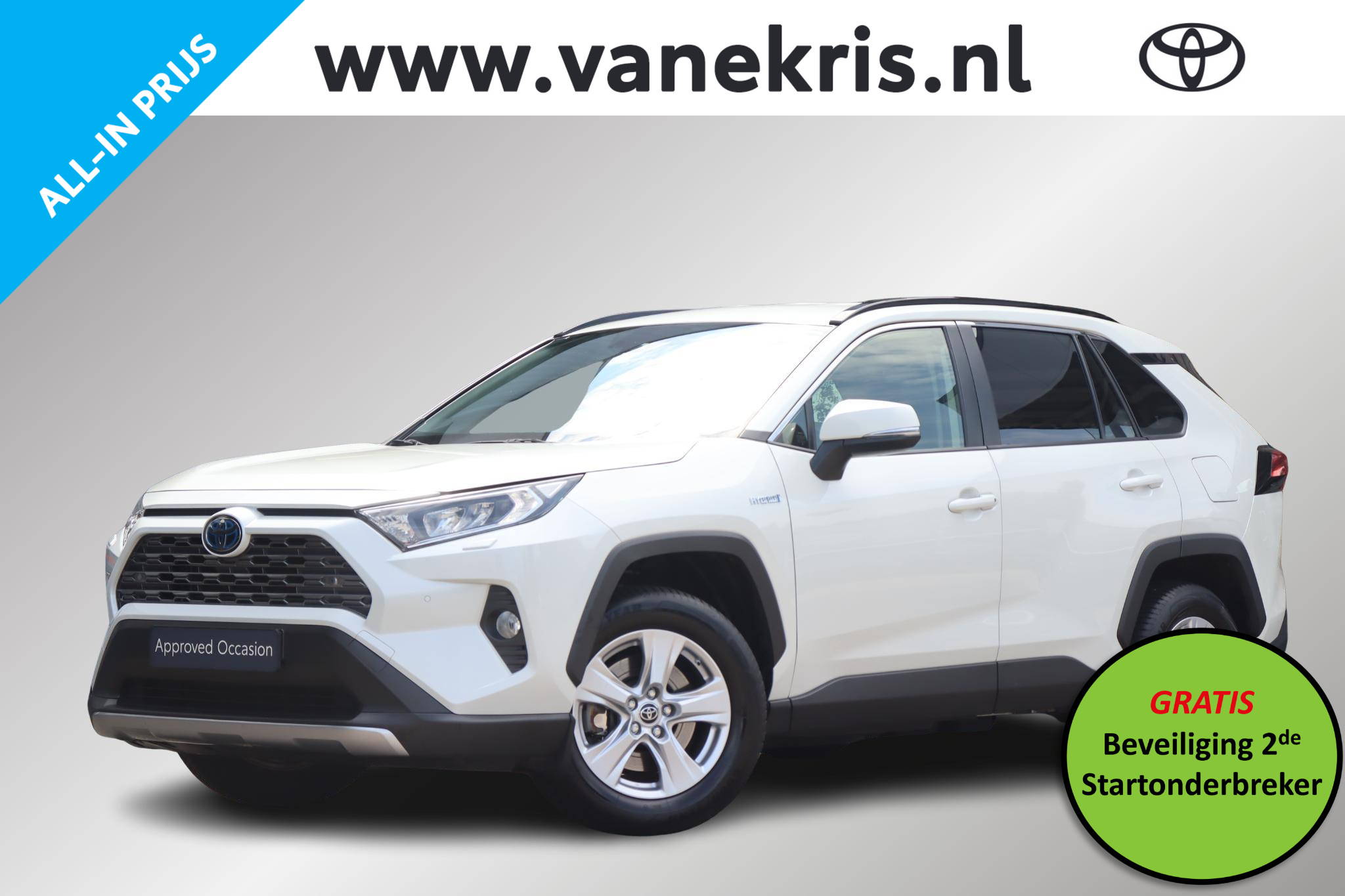 Toyota Toyota Rav4 2.5 Hybrid Style Limited, Stoel- stuur&voorruit 2021 - voorkant