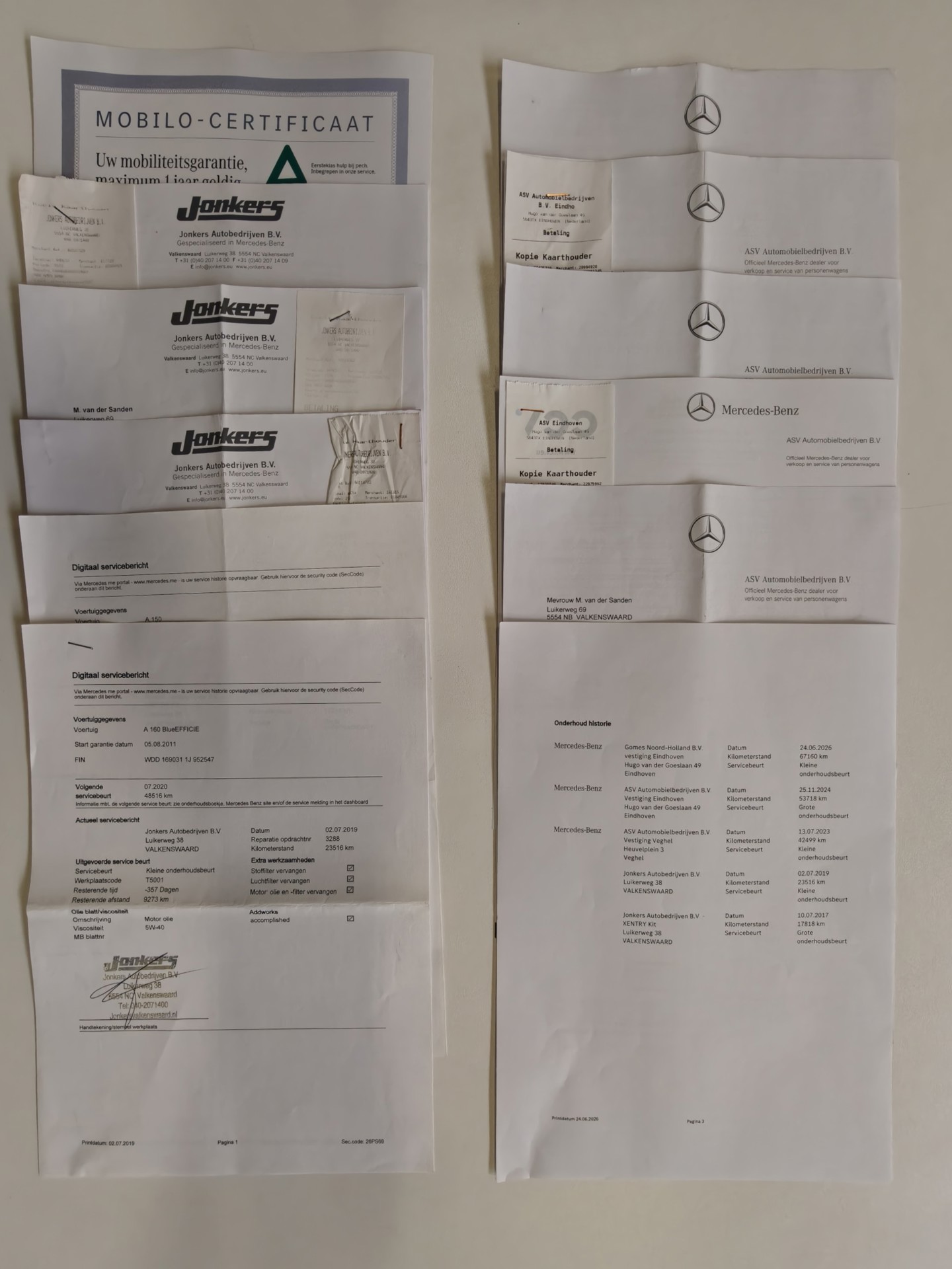 Foto van Mercedes-Benz A 160