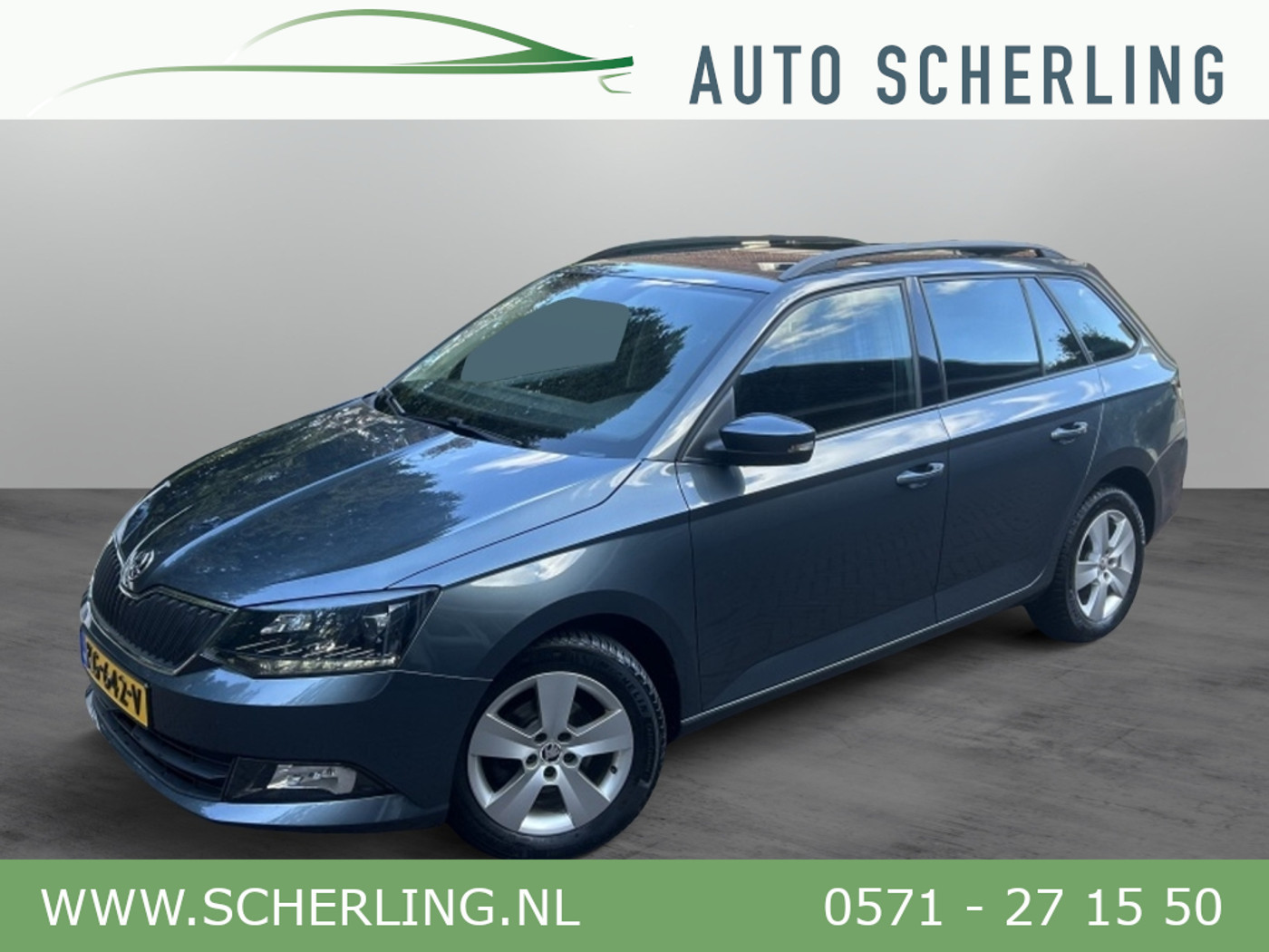 Skoda Fabia 1.2 TSI Amb. Bns Navi, Cruise, LMV, Trekhaak 2016 - voorkant