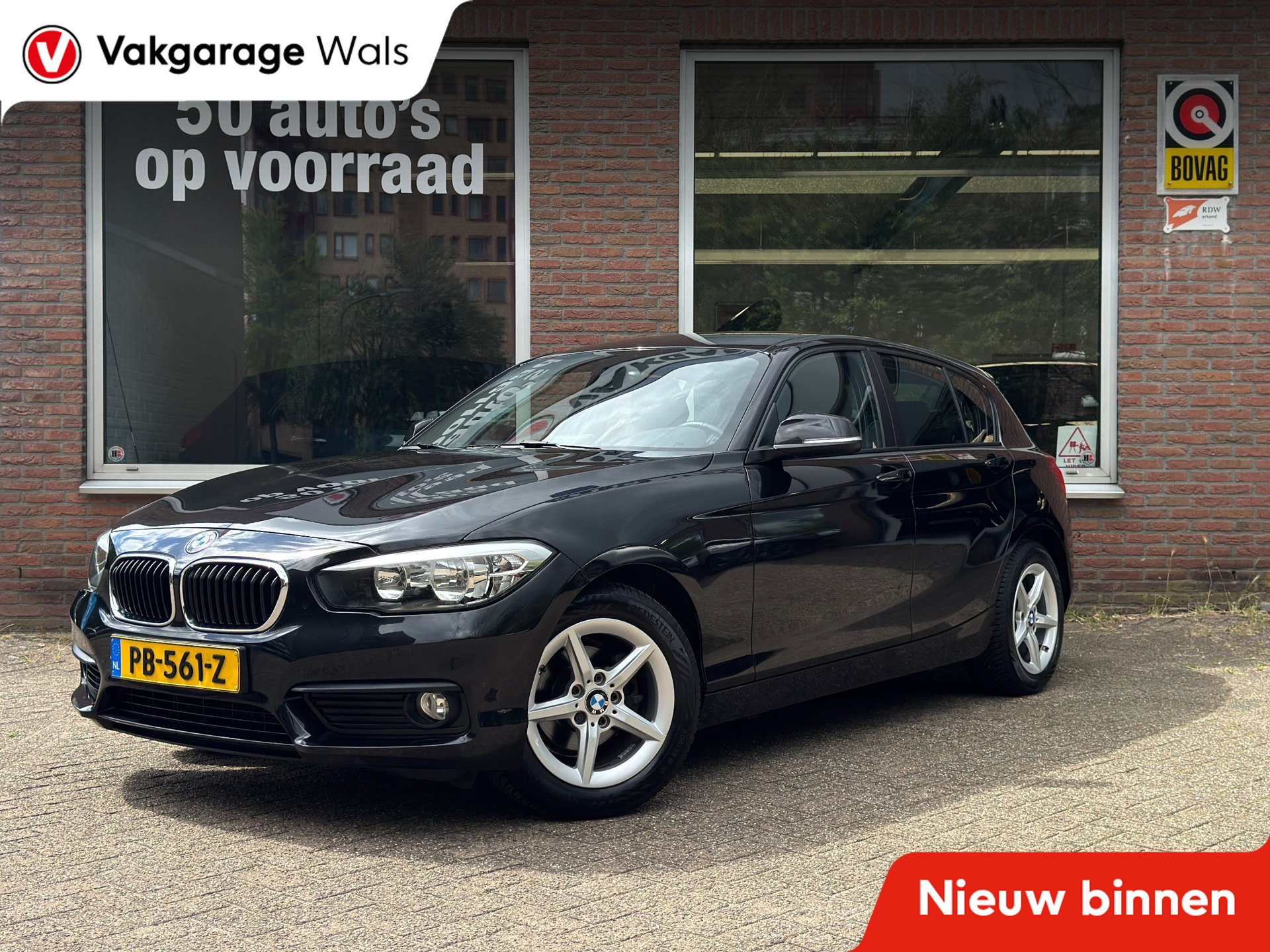 BMW 118i 118i Corporate Lease | Navi | Automaat | Cruise | Velgen 2017 - voorkant