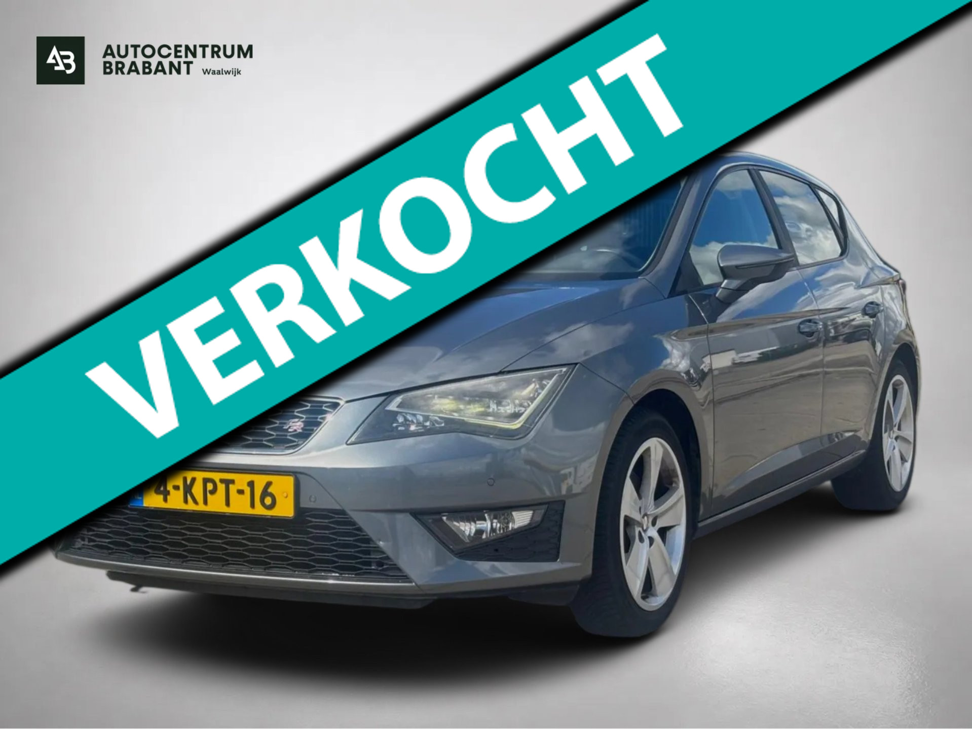 Seat Leon 1.4 TSI FR Business(NL-auto, Goed OndH, Navi, Parkeersensoren, Cruise Con, Climate Con, Etc) 2013 - voorkant