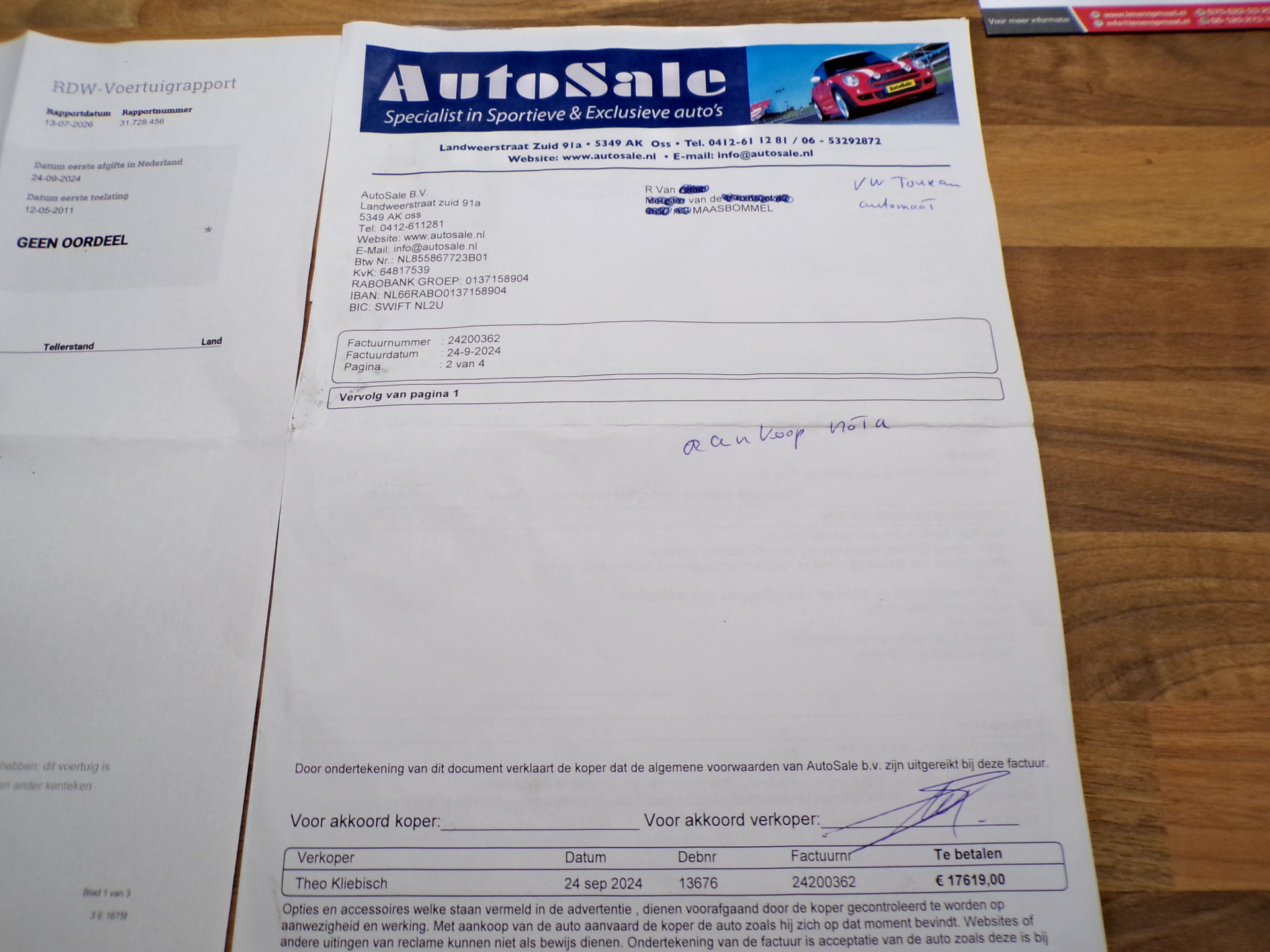 Foto van Volkswagen Touran