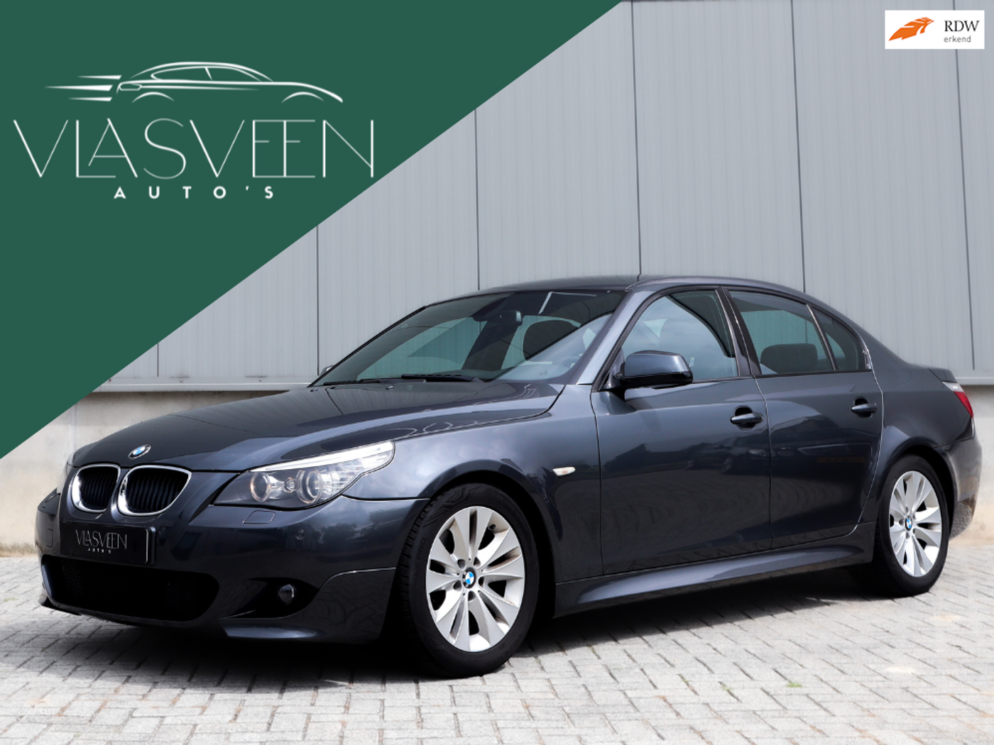 BMW 5er Reihe 520i M Line Sport Nwe Ketting! 2010 - voorkant