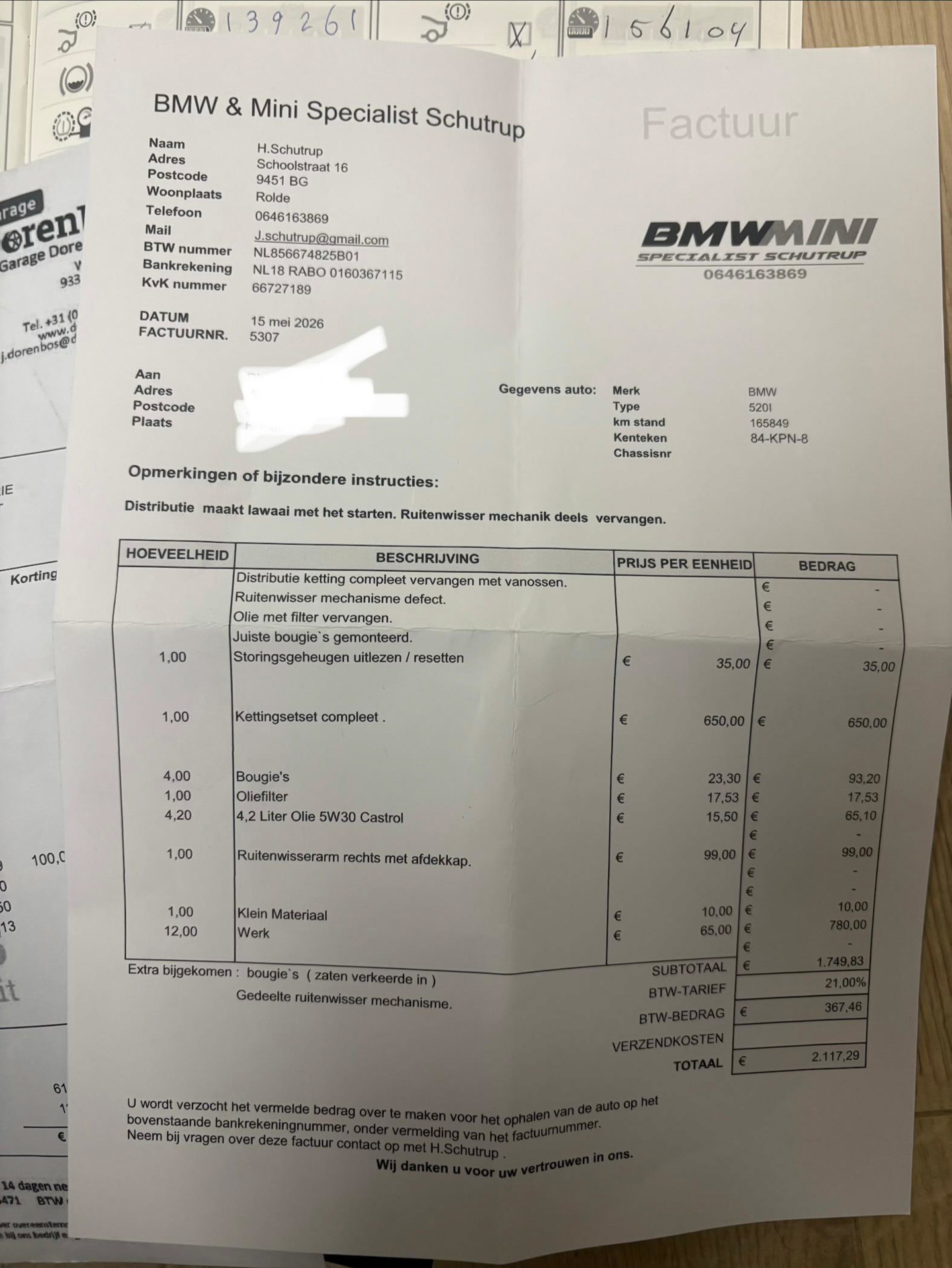 Foto van BMW 5er Reihe