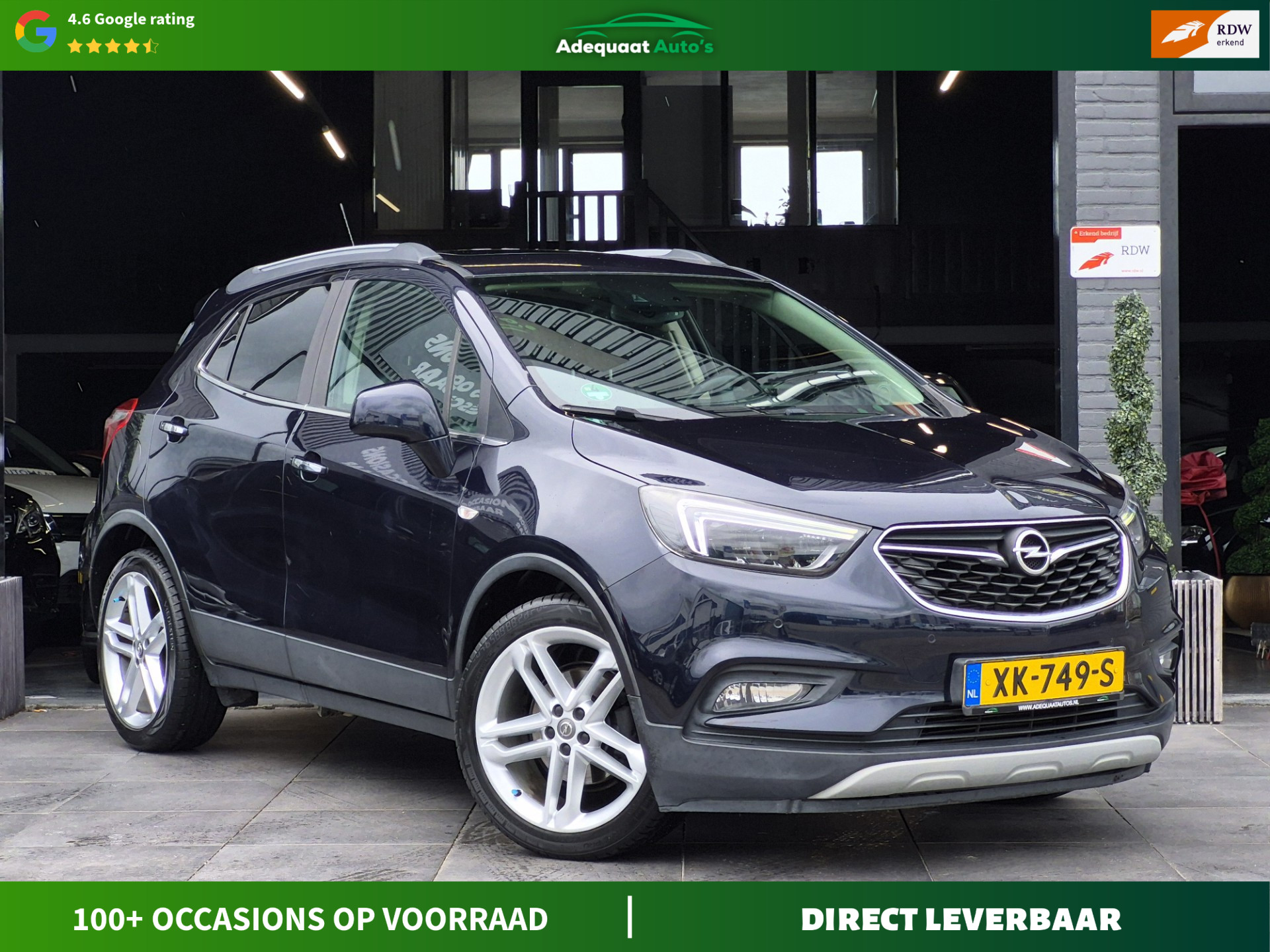 Opel Mokka X 1.4 Turbo Bi-Fuel Innovation|Camera|Cruise|APK 2017 - voorkant