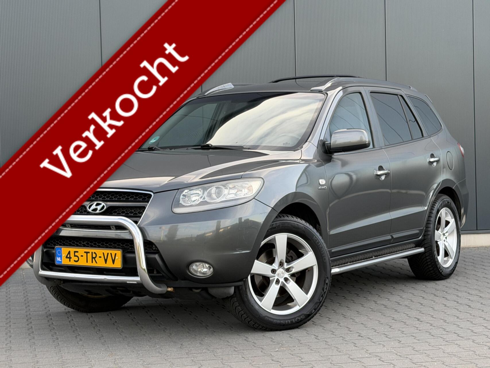 Hyundai Santa Fe 2.7i V6 4WD Style Leder - Trekhaak - Navi - Stoelverwarming 2007 - voorkant