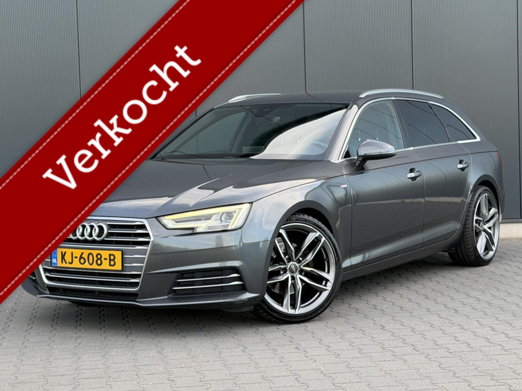 Audi A4 Avant 2.0 TDI 3x S-Line Leder - Led - Automaat - Navi 2016 - voorkant