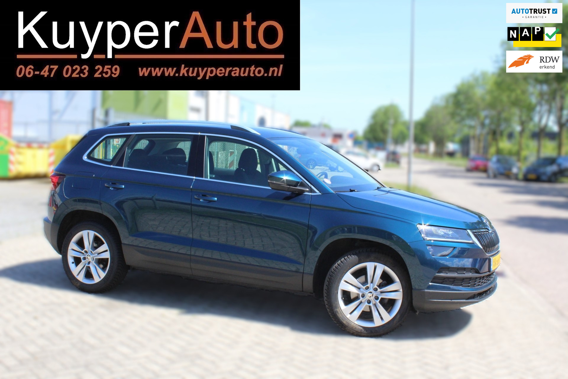 Skoda Karoq 1.0 TSI Style NETTE VOLLE AUTO AFNEEMBARE TREKHAAK  CAMERA 2019 - voorkant