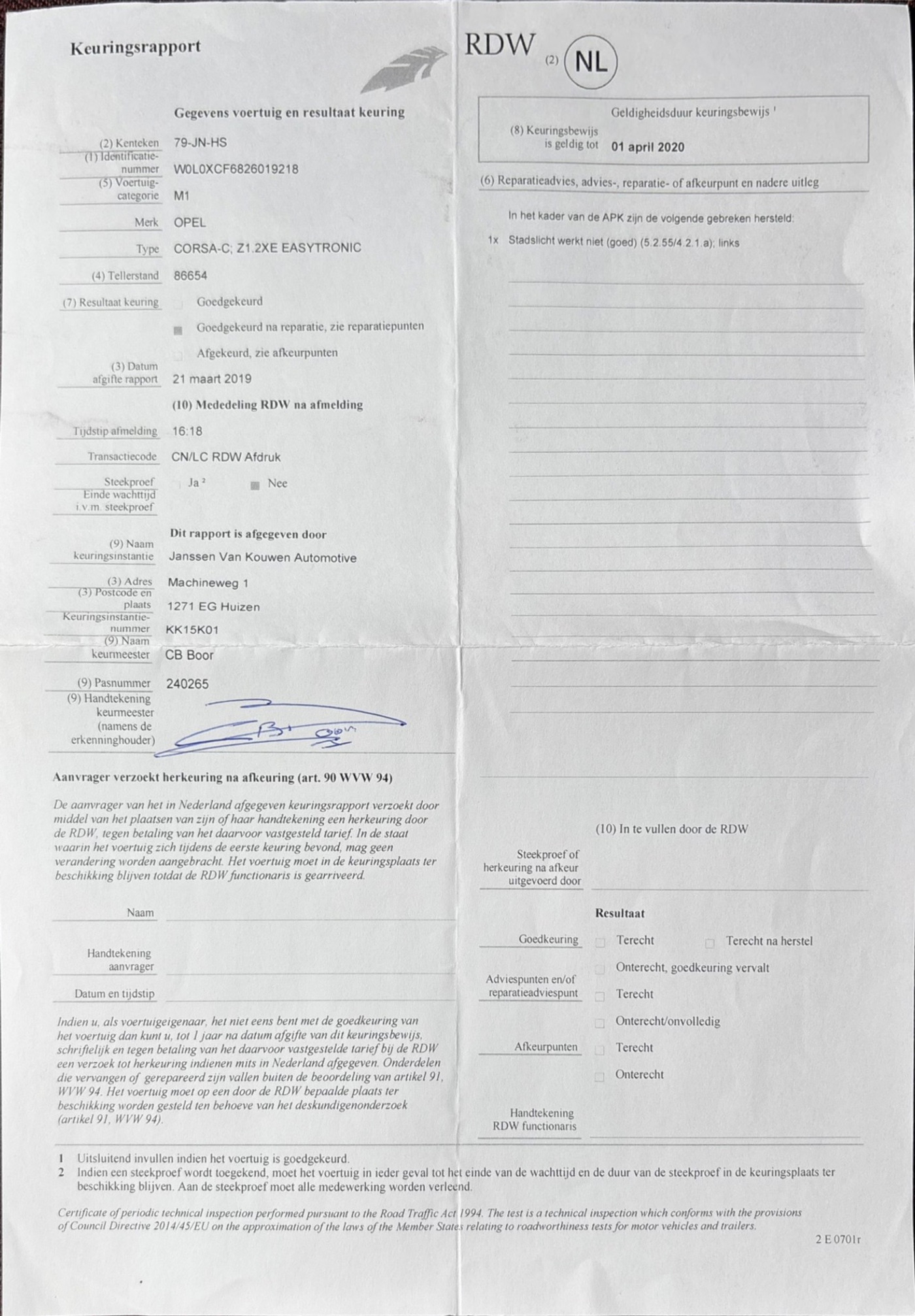 Foto van Opel Corsa-c
