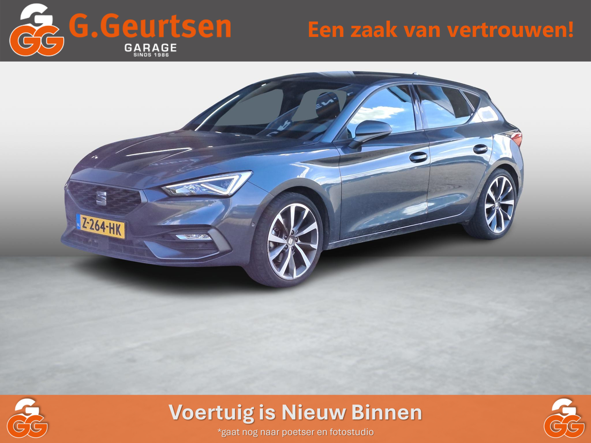 Seat Leon 1.5 eTSI FR Business Intense 2021 - voorkant