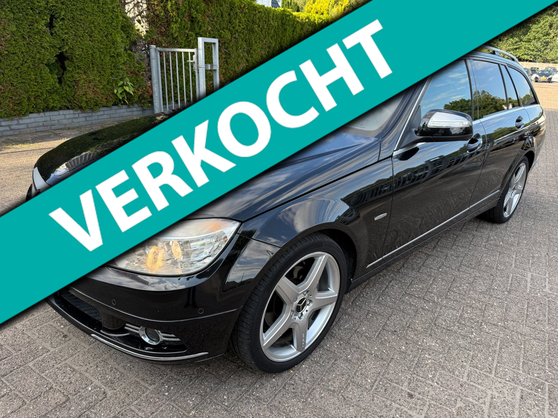 Mercedes-Benz C 200 Kompressor 200 K Business Class Avantgarde ECC LEDER NAVI COMAND TR.HAAK LMV 18" 2008 - voorkant