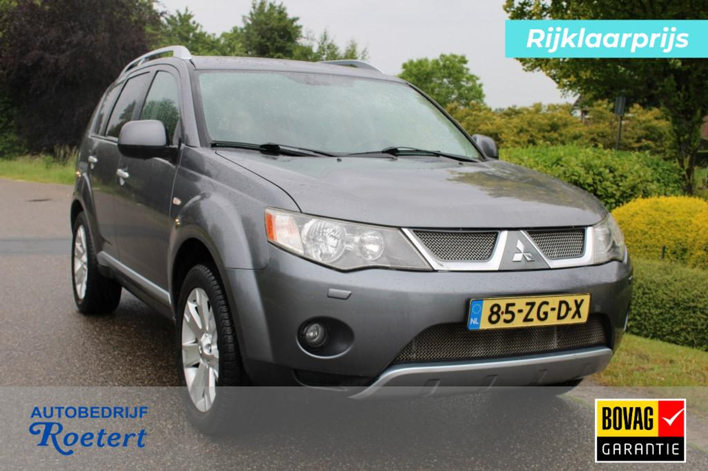 Mitsubishi Mitsubishi Outlander 2.4 170pk Instyle 4WD automaat 7-pers. ECC/cruise/PDC/trekhaak 2008 - voorkant