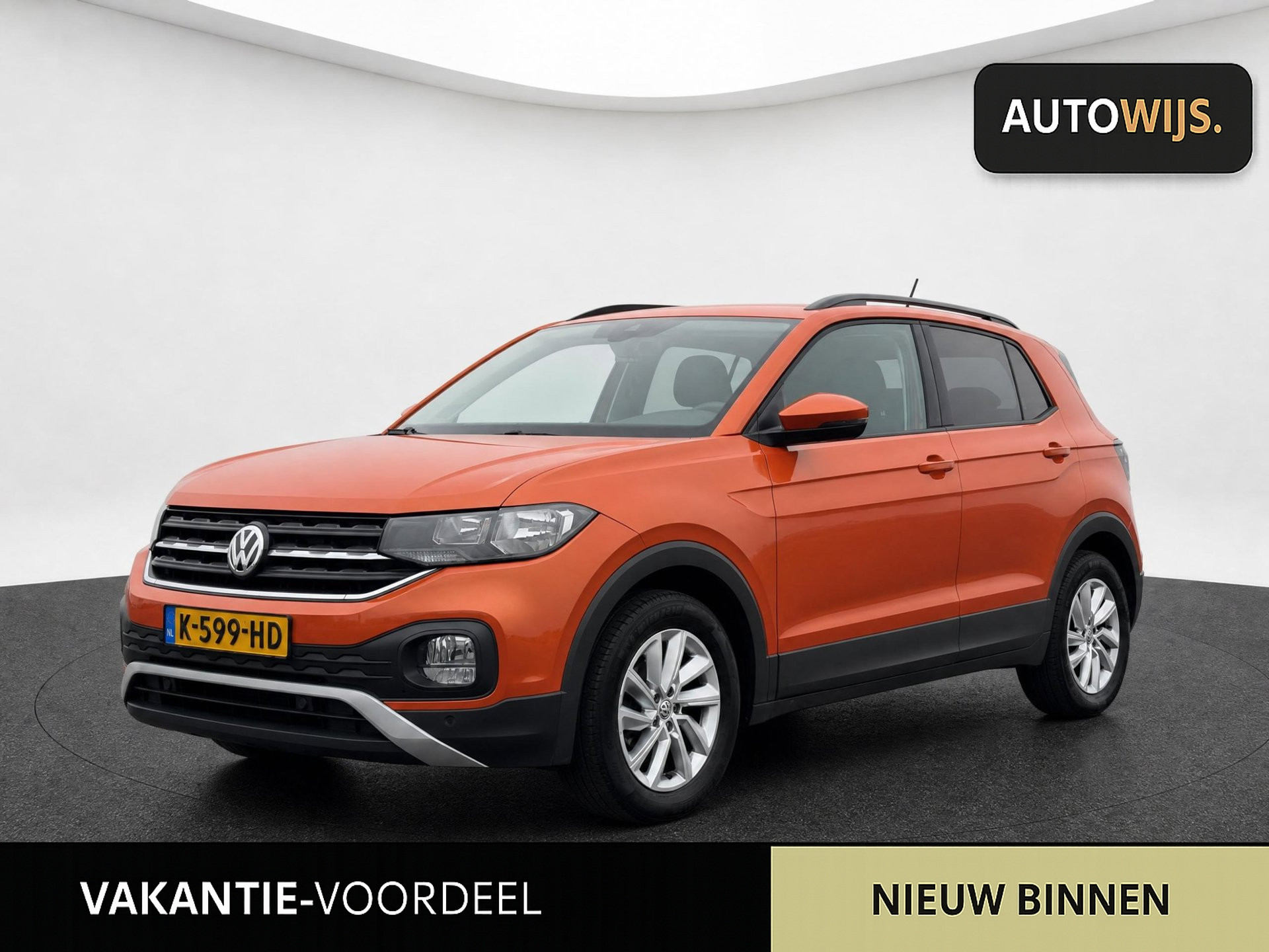 Volkswagen T-cross 1.0 TSI Style|TREKHAAK|MF-STUUR|PDC|CLIMA|Goed onderhouden 2020 - voorkant