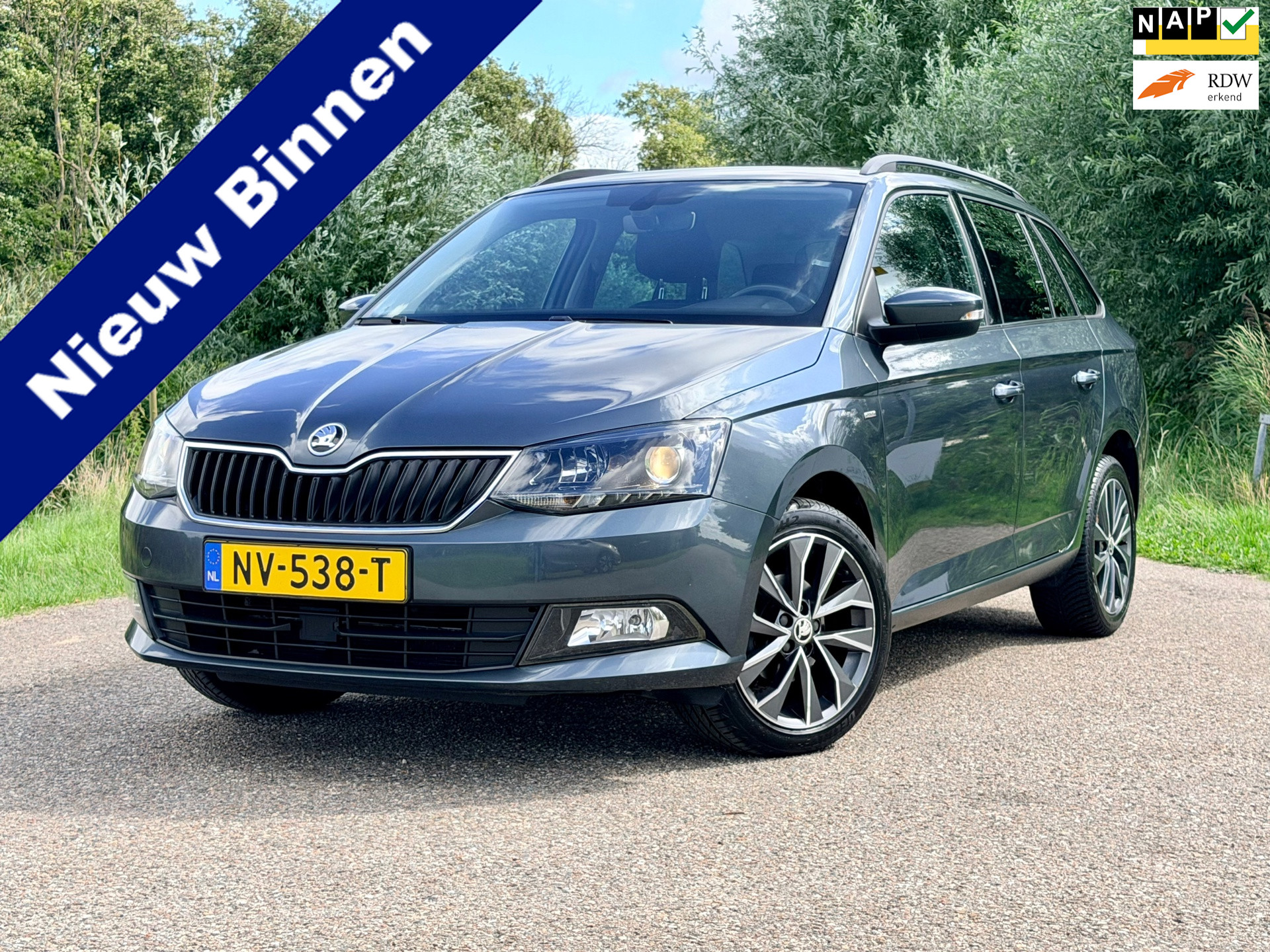 Skoda Fabia 1.0 TSI Drive Clima Navi Cruise Control Trekhaak 16INCH Dealer Onderhouden NAP 2017 - voorkant