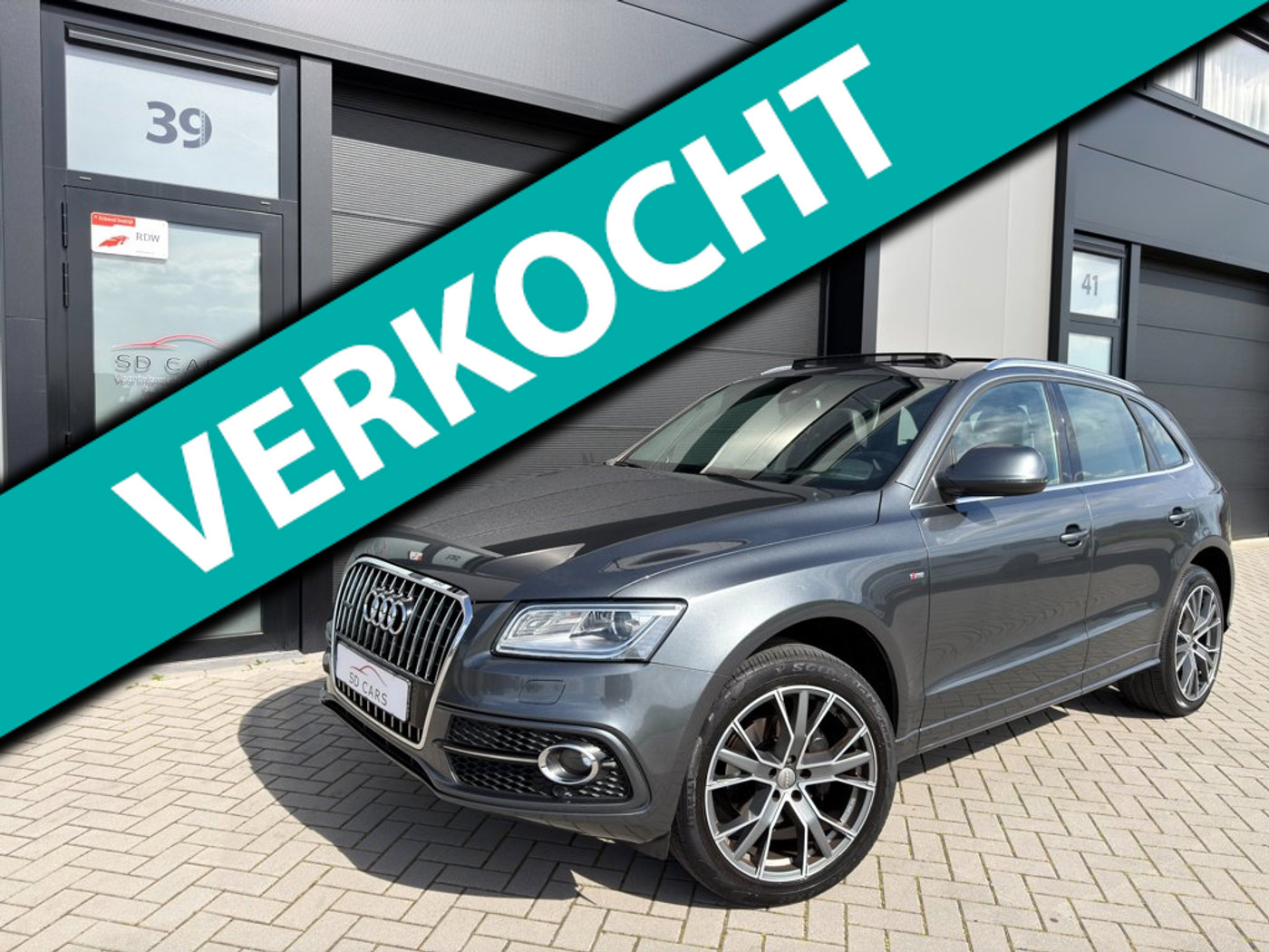 Audi Q5 2.0 TFSI Quattro 3x S-Line|Pano|Automaat|B&O|THK|NAP 2013 - voorkant