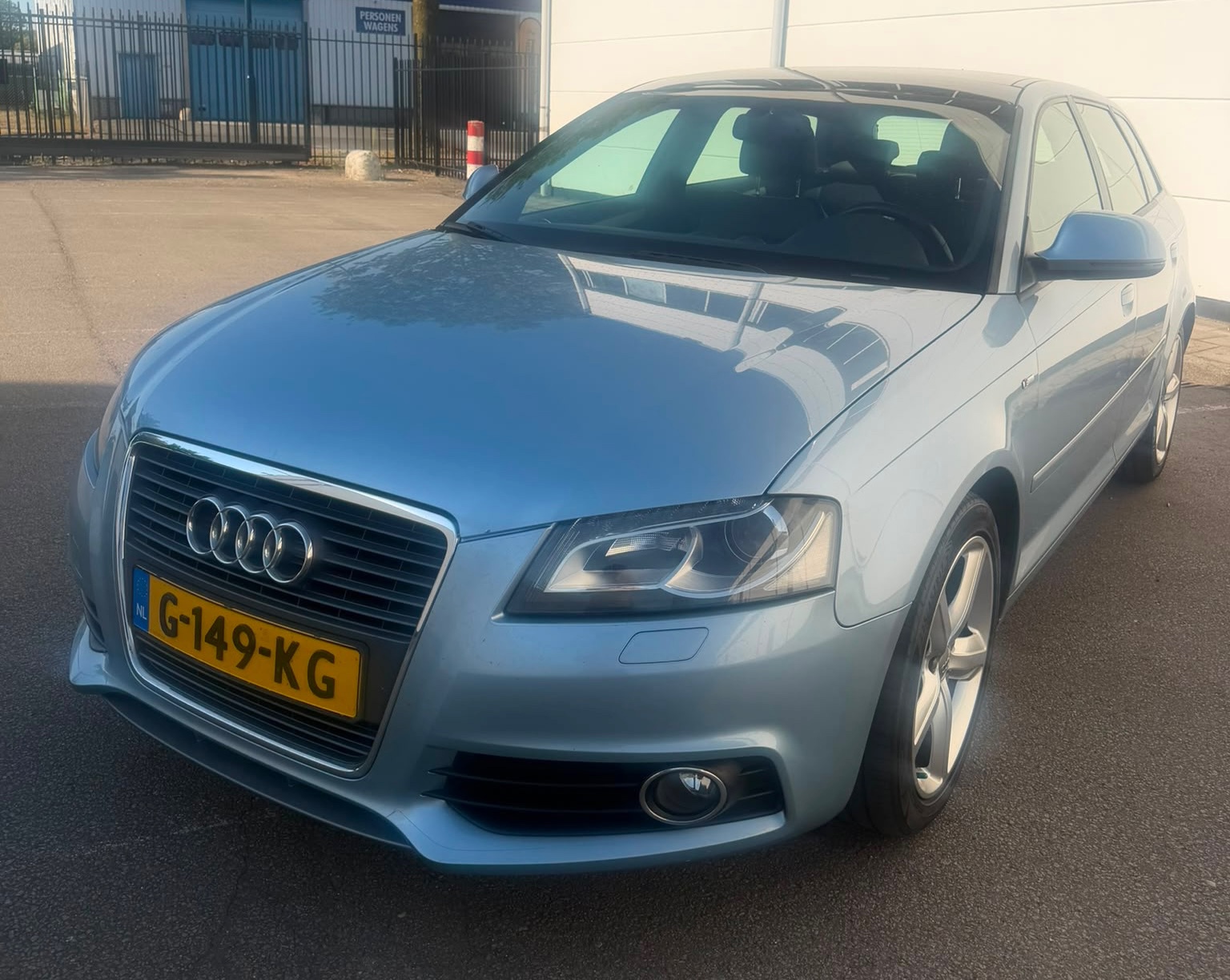 Audi Audi A3 2.0 TFSI Ambition Airco Pano Stoelverwarming Cruise Parkeersensoren 2008 - voorkant
