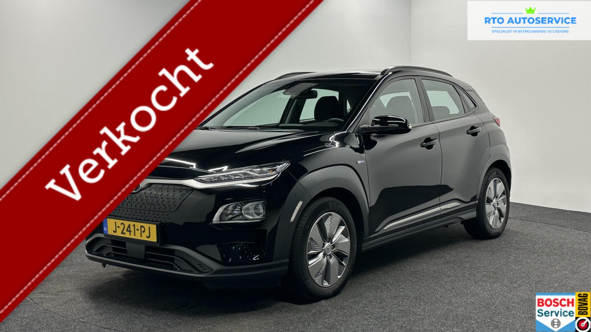 Hyundai Kona EV Comfort 64 kWh 3 Fase Warmtepomp TREKHAAK CAMERA CARPLAY LM NAVI ECC. 2020 - voorkant