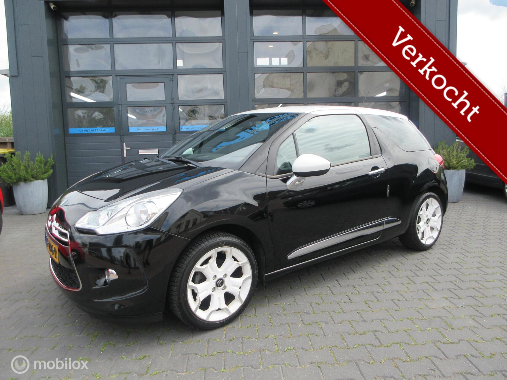 Citroen Ds3 1.2 VTi So Chic 155dkm Airco Cruise Two Tone 2014 - voorkant