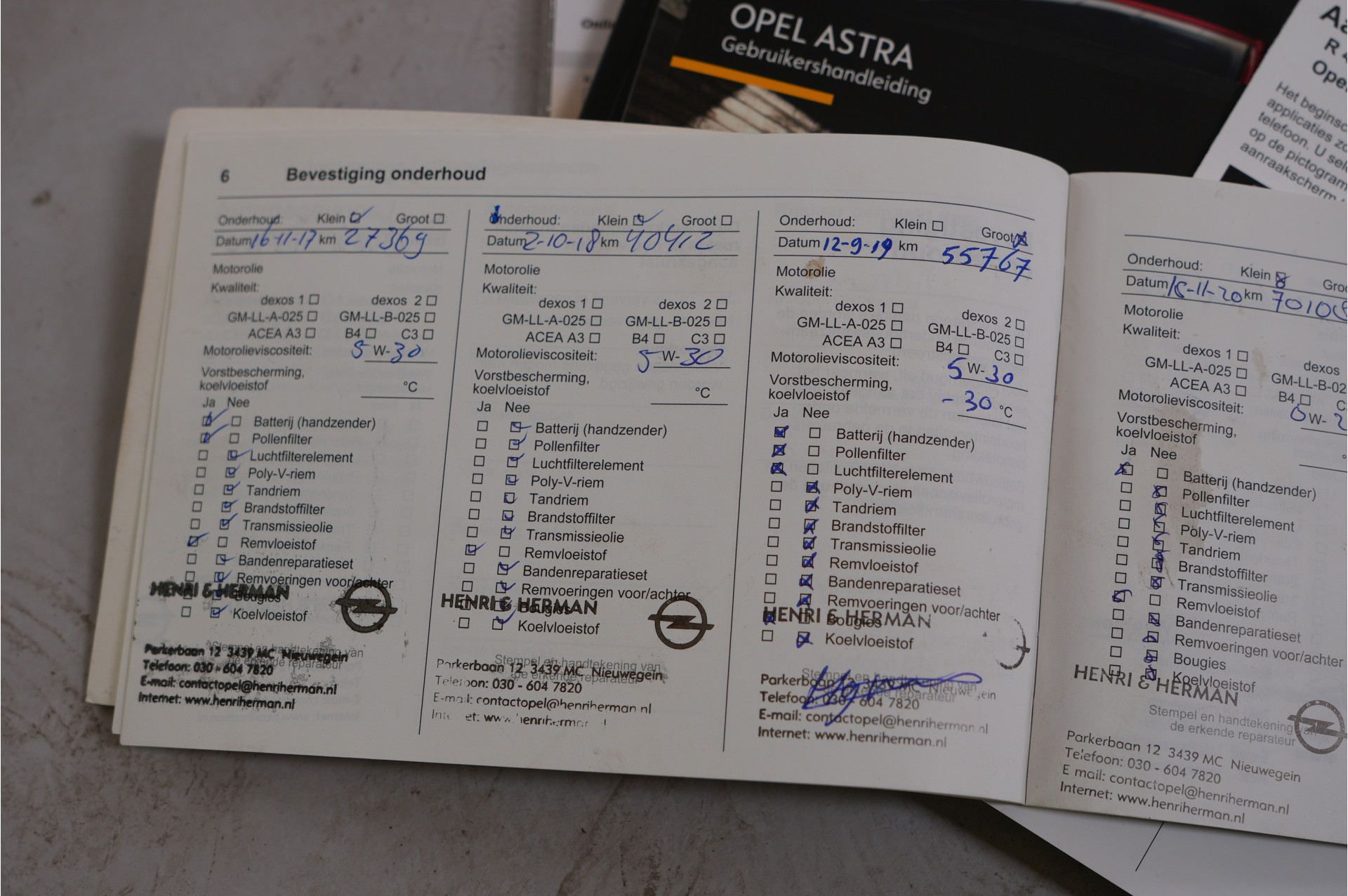 Foto van Opel Astra