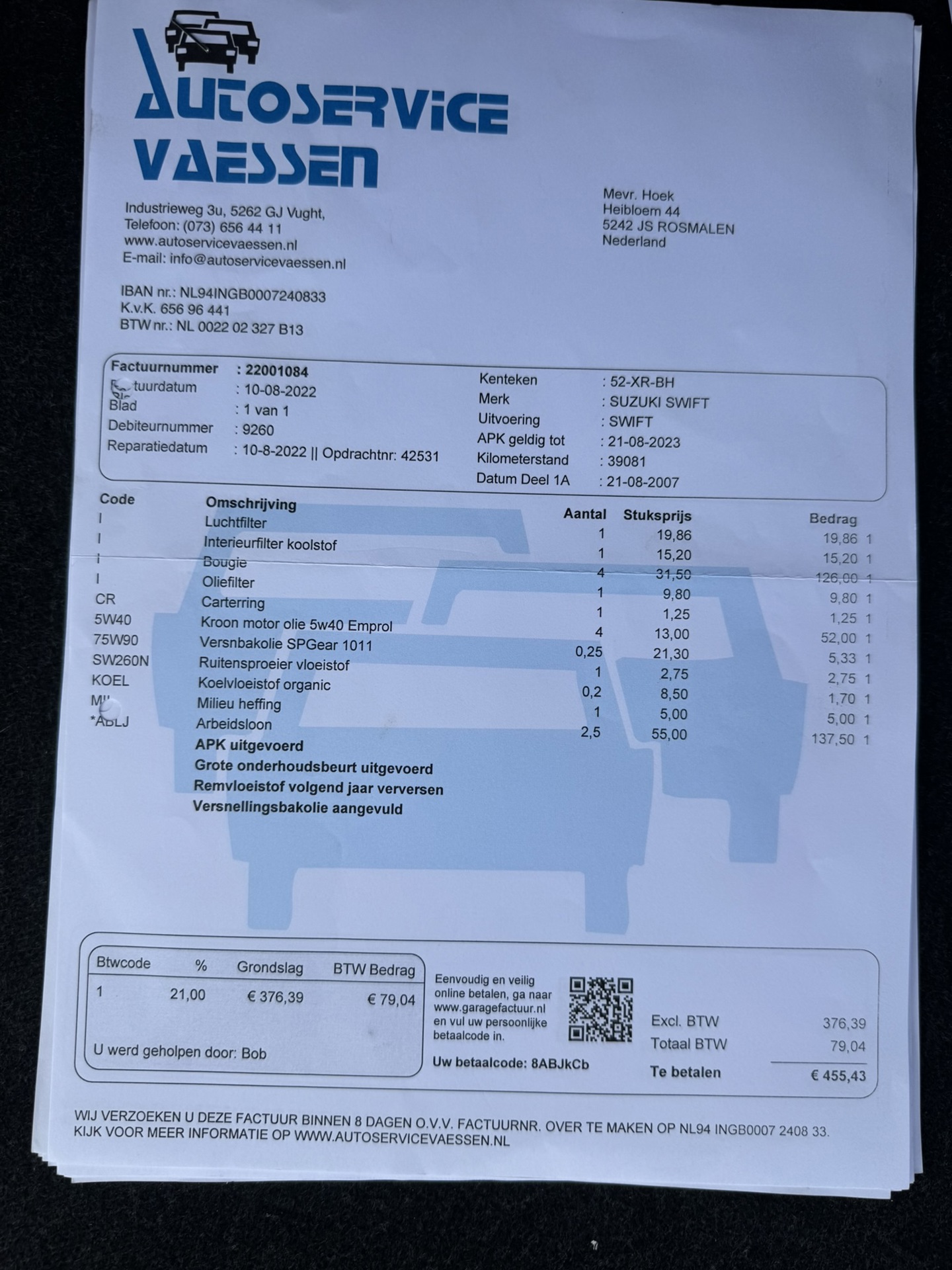 Foto van Suzuki Swift