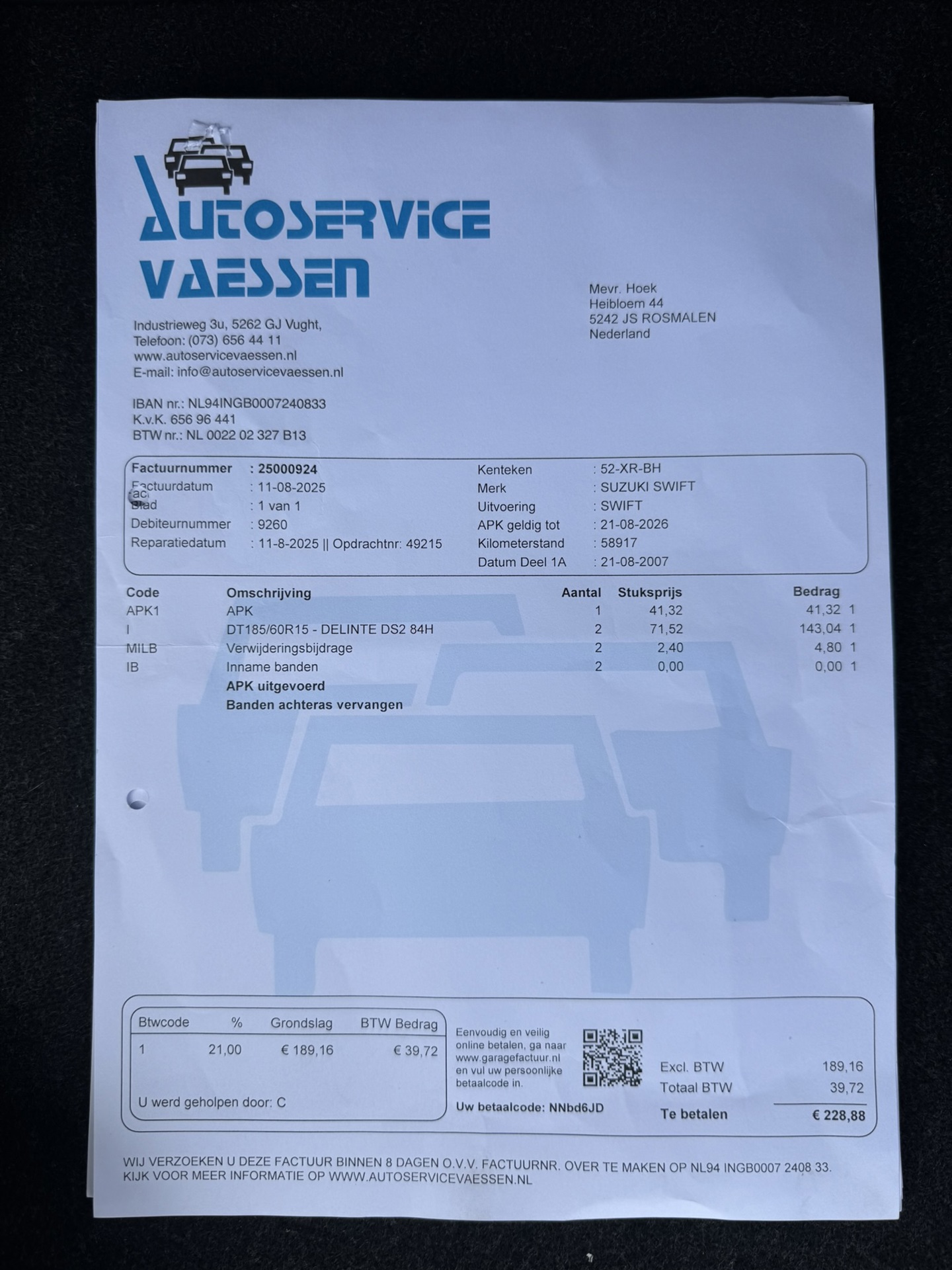 Foto van Suzuki Swift