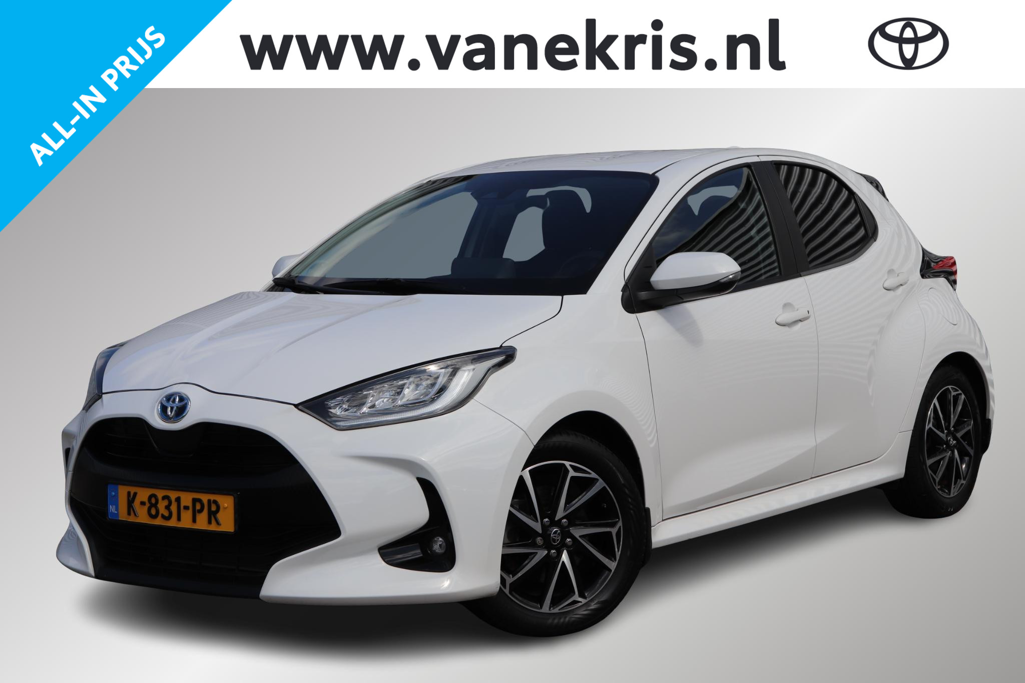 Toyota Toyota Yaris 1.5 Hybrid Style, 2021 - voorkant