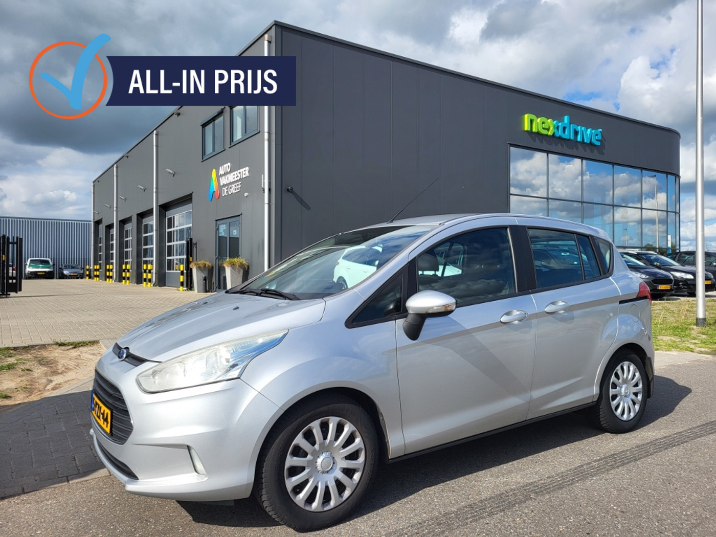 Ford B-max 1.0 EcoBoost 100 pk  Trend Cruise-control Trekhaak 2013 - voorkant