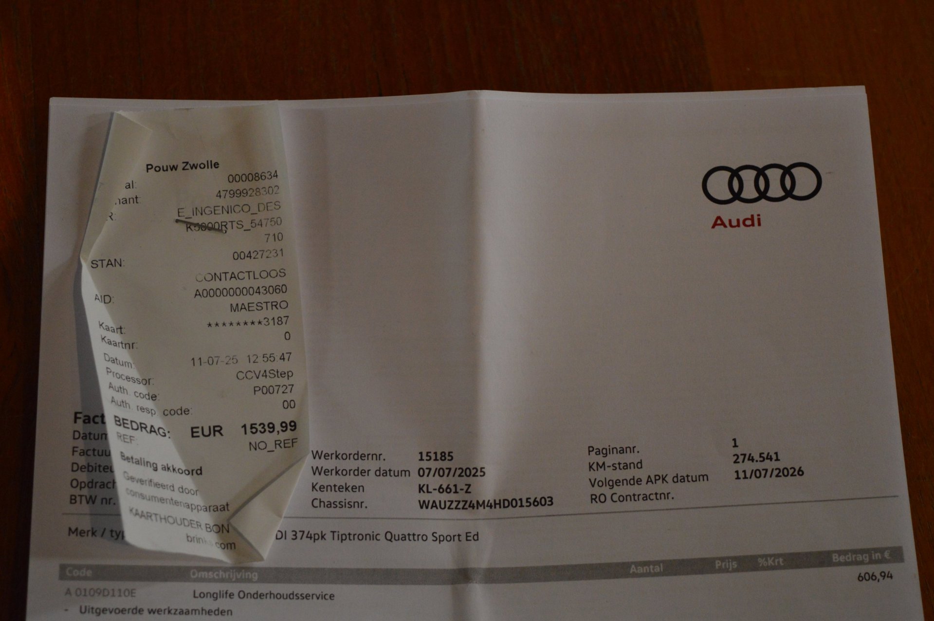 Foto van Audi Q7 E-tron