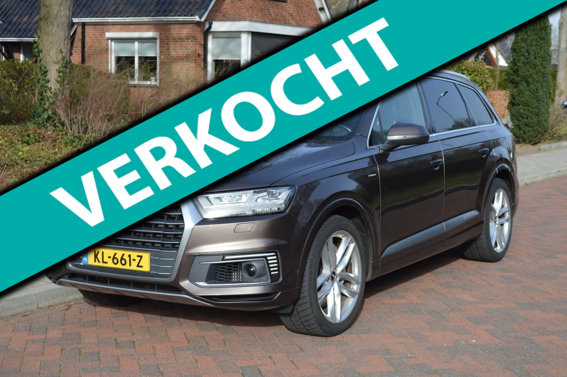 Audi Q7 E-tron 3.0 TDI e-tron quattro Sport Org NL/NAP/dealer onderhouden 2016 - voorkant