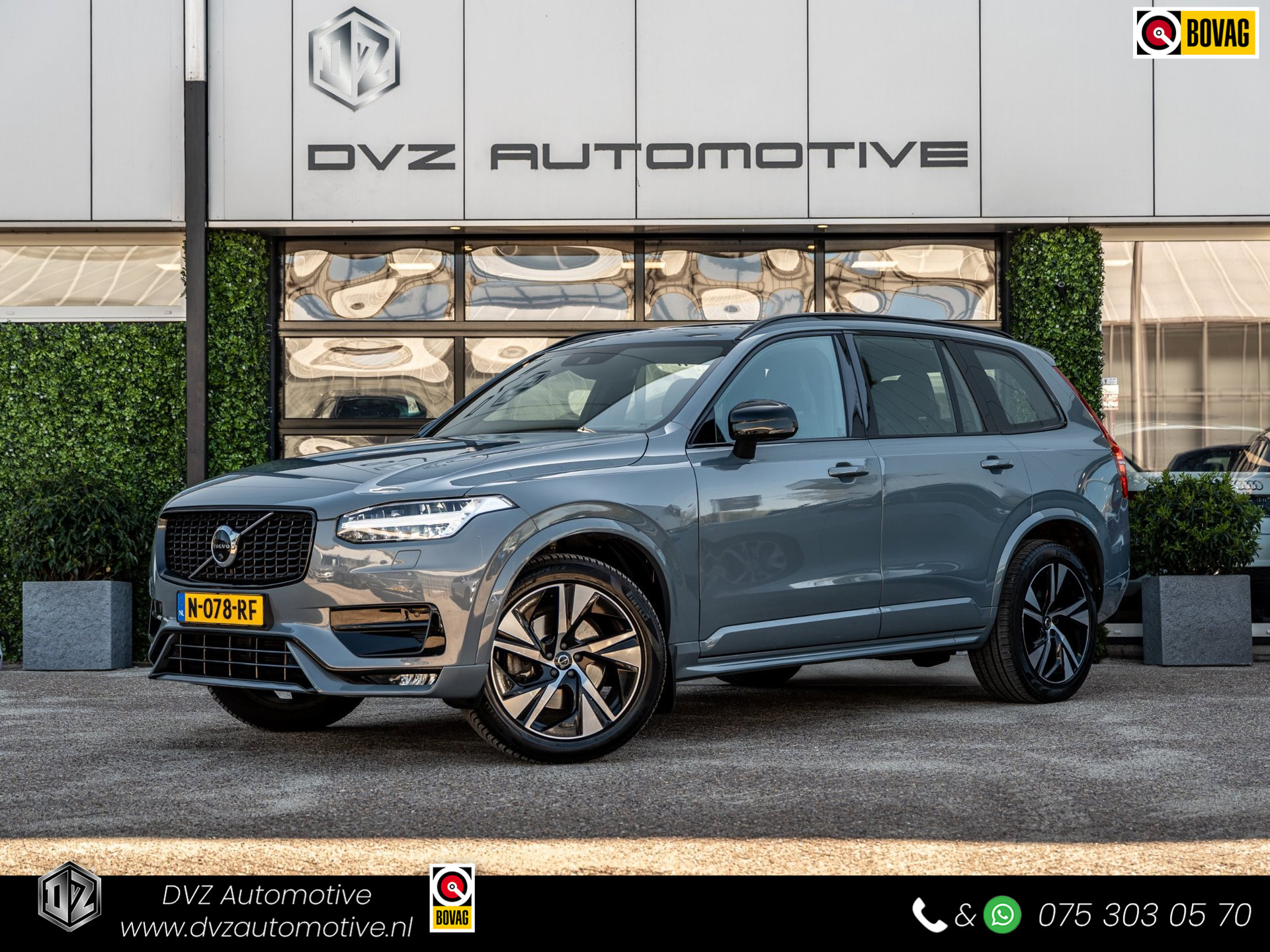 Volvo Xc90 2.0 B5 AWD R-Design | Pano | Head-Up | H/K Sound | 2021 - voorkant