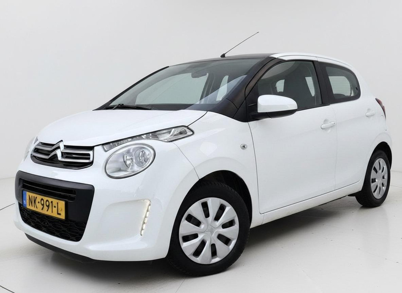 Citroen C1 1.0 e-VTi Selection Cruise Led Airco 5 Drs NL Auto Eerste eigenaar Mf Stuur Aux 2017 - voorkant