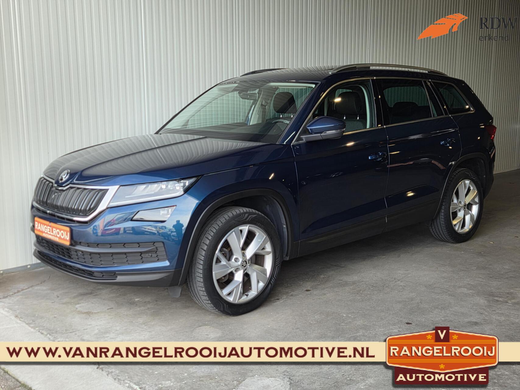 Skoda Kodiaq 2.0 TSI 4x4 DSG Style Business 7p., trekh., pano, 2x el. stoel, stoel/stuur/bankverw. 2017 - voorkant