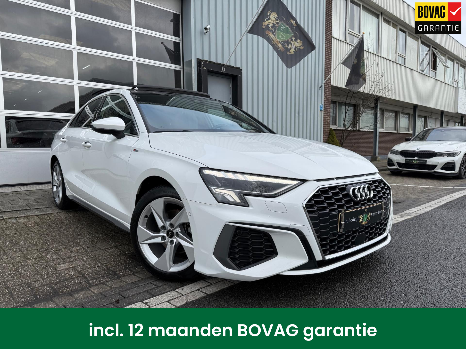 Audi A3 Limousine 35 TFSI S edition S18/LEER/NAV/MATRIX/PANO 2022 - voorkant
