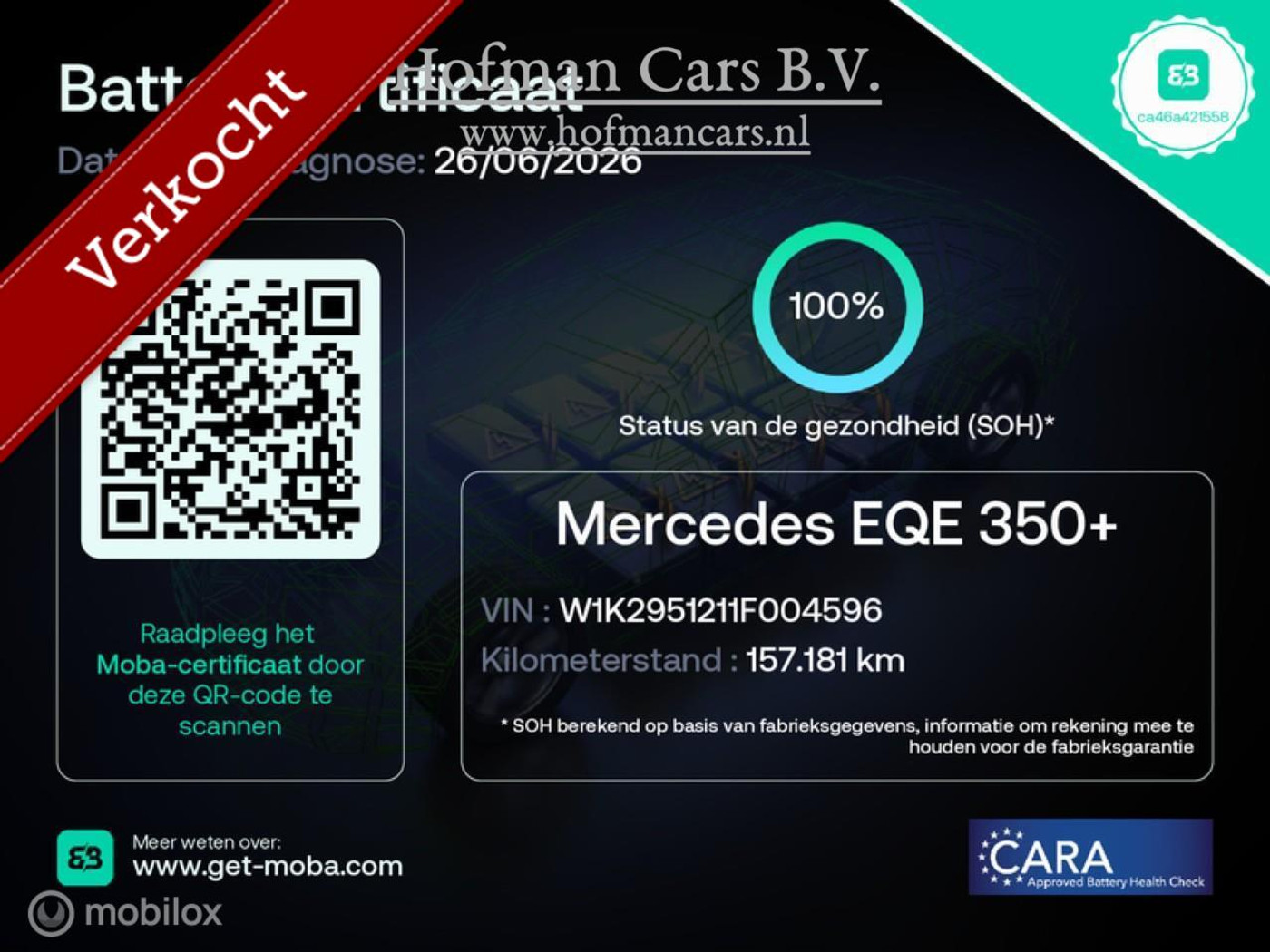 Foto van Mercedes-Benz Eqe 350+