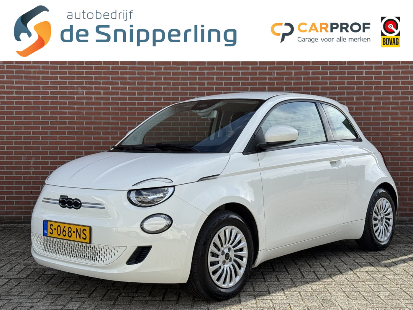 Fiat 500 Action 24 kWh AIRCO BLUETOOTH NL AUTO 2023 - voorkant