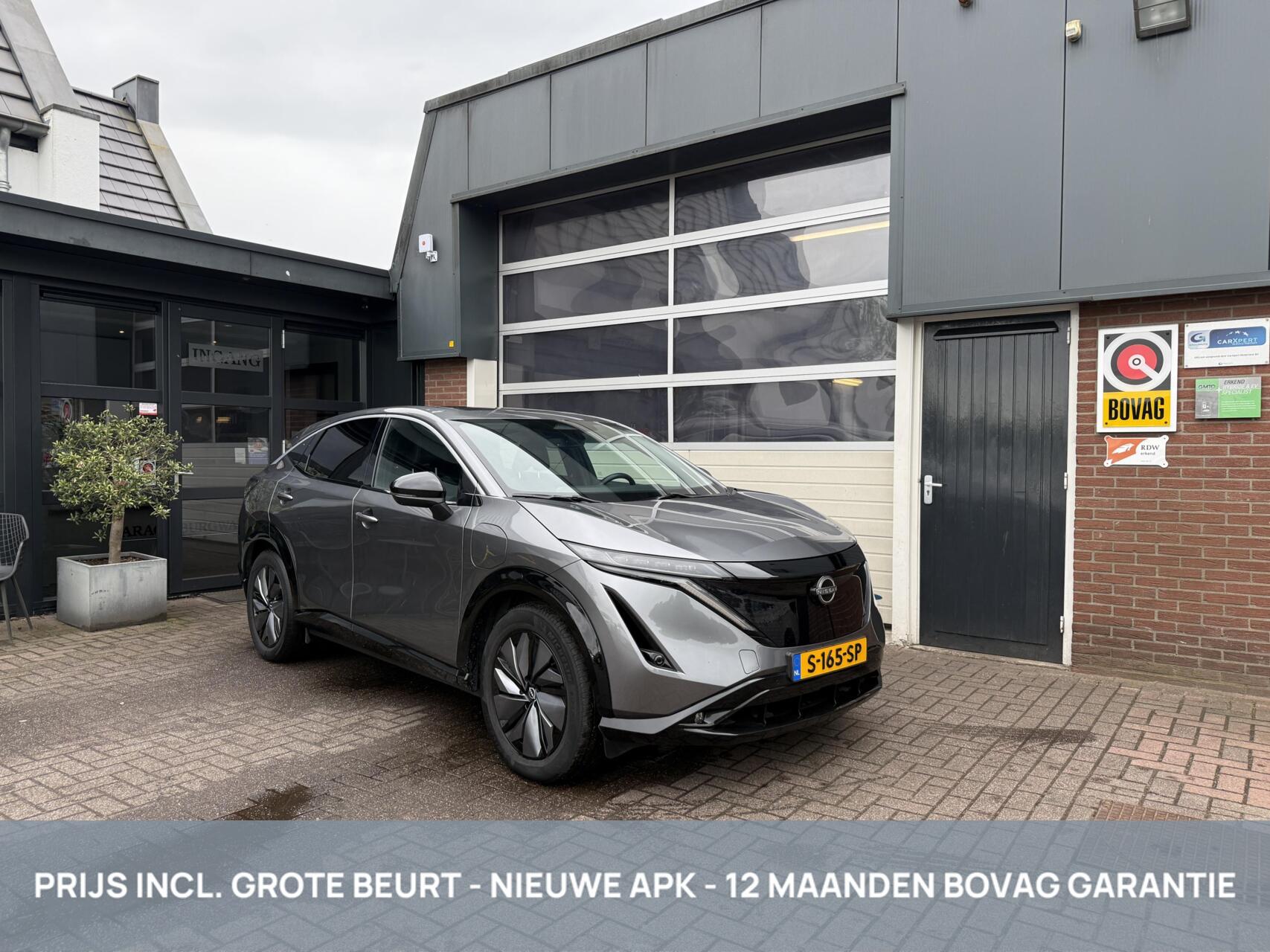 Nissan Nissan Ariya 66 kWh SOH 97% PANO/STUUR+STOEL VERW. *ALL-IN PRIJS* 2023 - voorkant