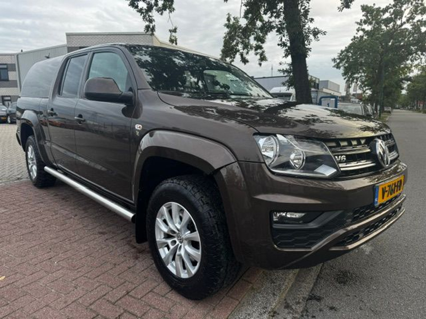 Volkswagen Amarok DC Lang 3.0 TDI V6 4Motion Automaat Dubbel Cabine Comfortline 2017 - voorkant