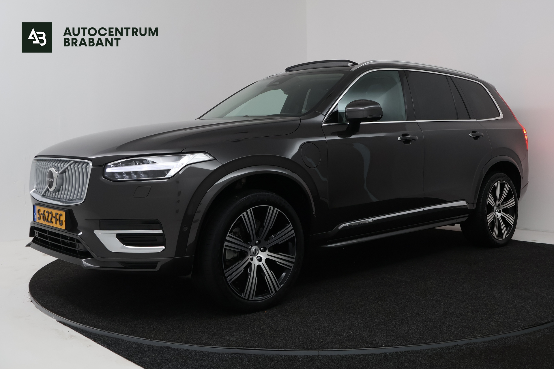 Volvo Xc90 2.0 T8 Recharge AWD Ultimate Bright (PANORAMADAK, STOEL/STUUR VERWARMING/VERKOELING, CAMERA, BOWERS & WILKINS AUDIO) 2023 - voorkant