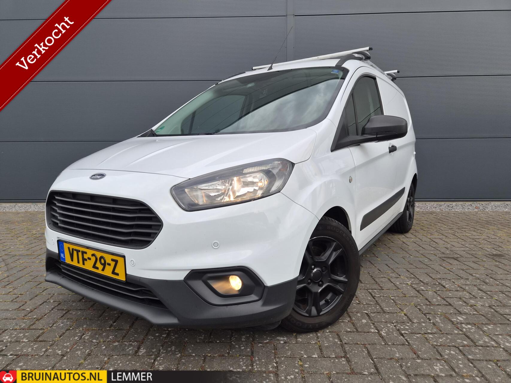 Ford Transit Courier 1.0 Airco trekhaak Benzine 101 PK Marge 2019 - voorkant