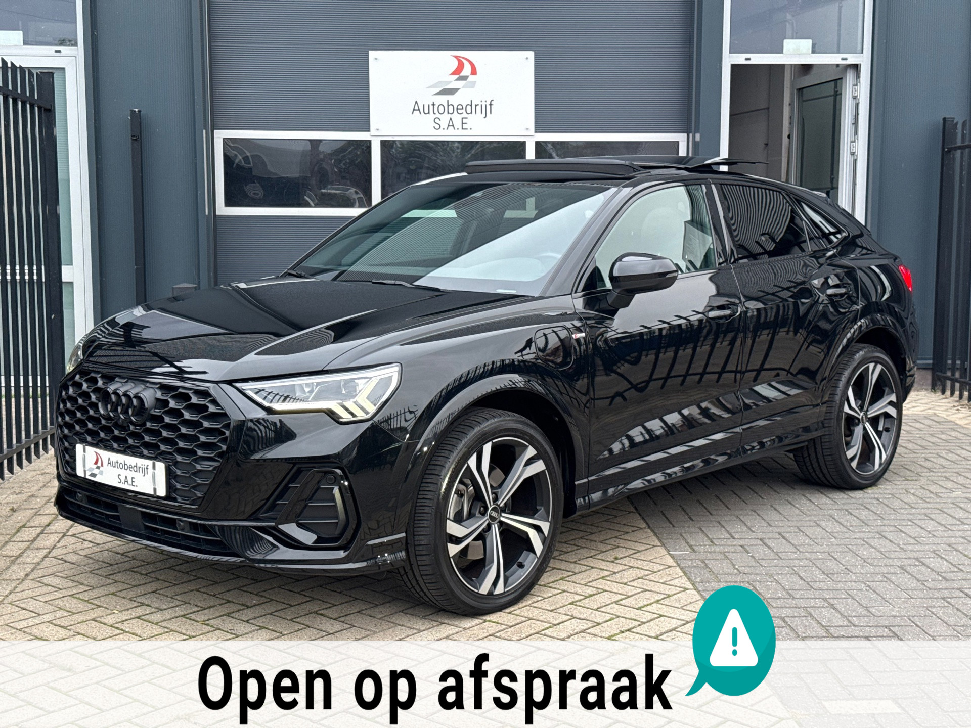 Audi Q3 Sportback E-tron 45 TFSI e 3x S-Line 360 PANO SONOS SFEER TREKHAAK KEYLESS 2022 - voorkant