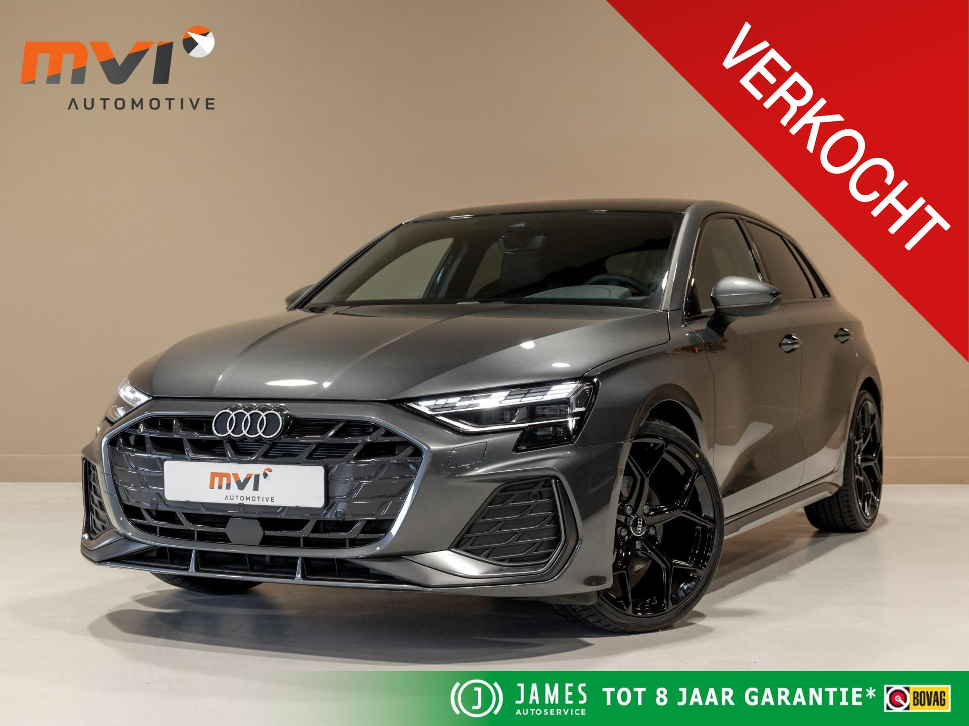 Audi A3 Sportback 35 TFSI 2x S-Line edition / 150pk / Panorama dak / Sonos / Achteruitrij camera / 2025 - voorkant