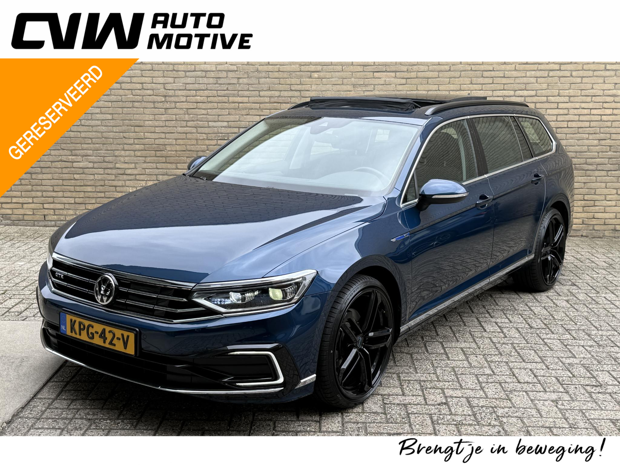 Volkswagen Passat Variant 1.4 TSI 218pk PHEV GTE | Panoramadak | 2020 - voorkant